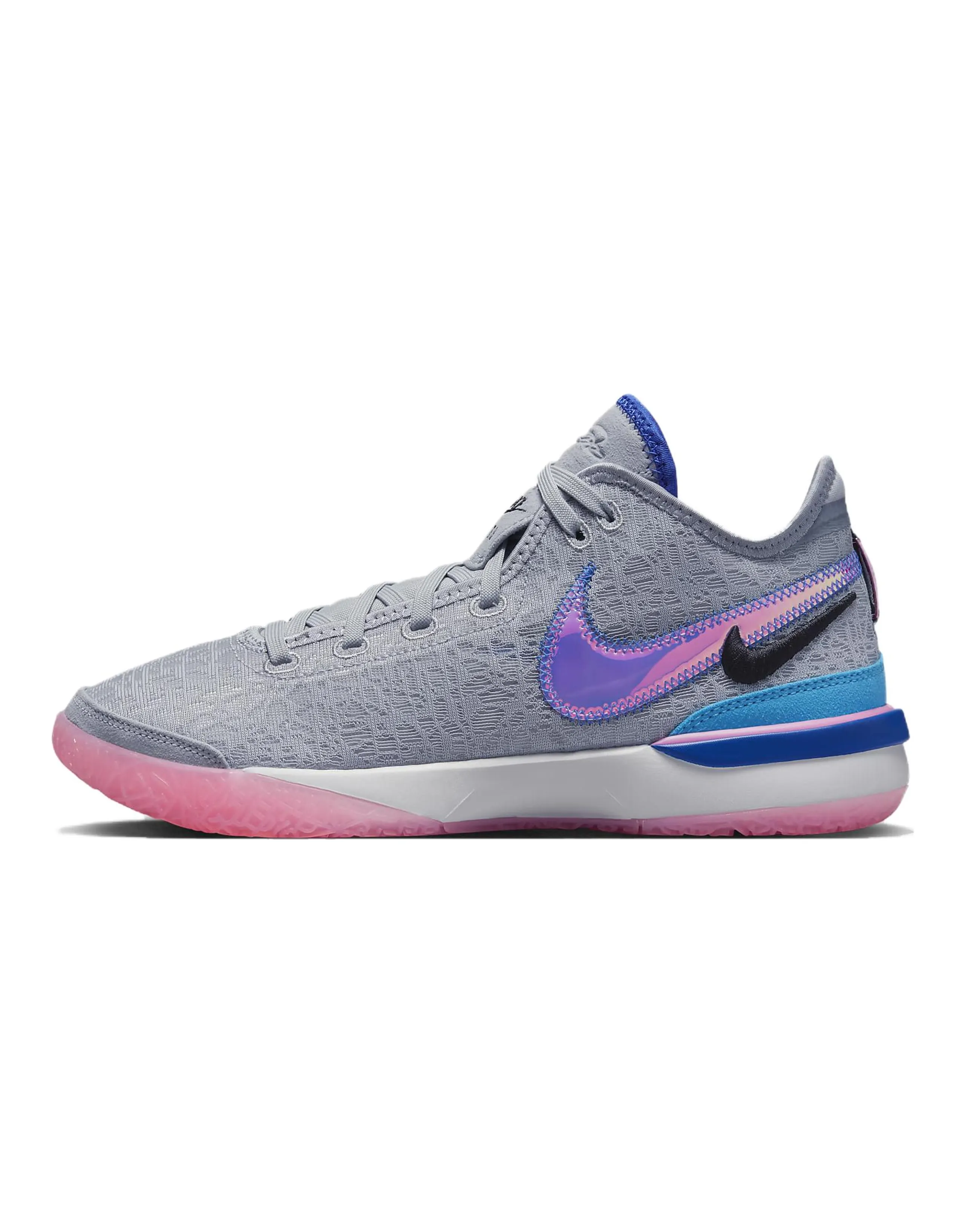 Nike Zoom LeBron Nxxt Gen 'Wolf Grey Pink Spell'