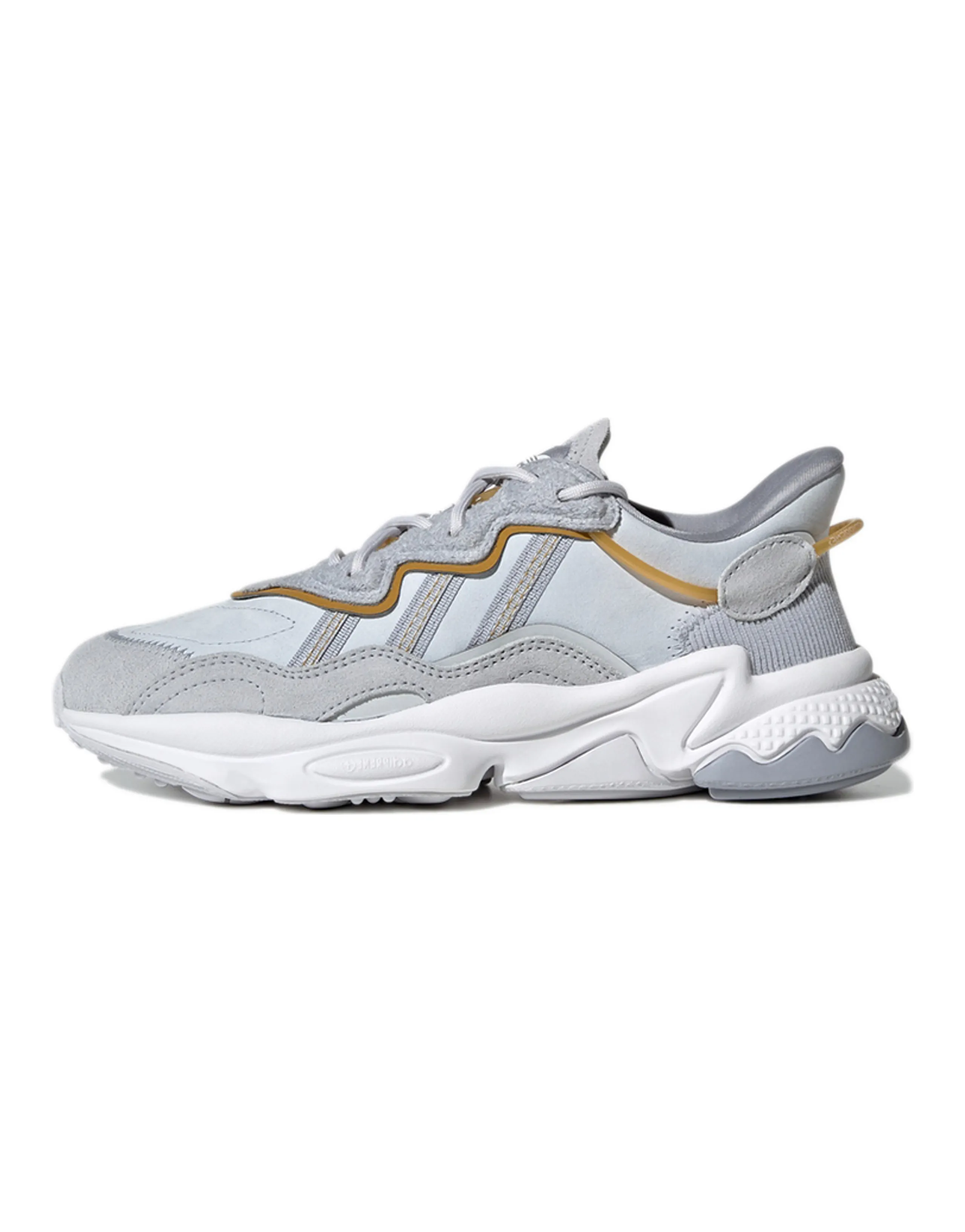 Adidas Originals Ozweego Shoes 'Grey /Yellow' Women's
