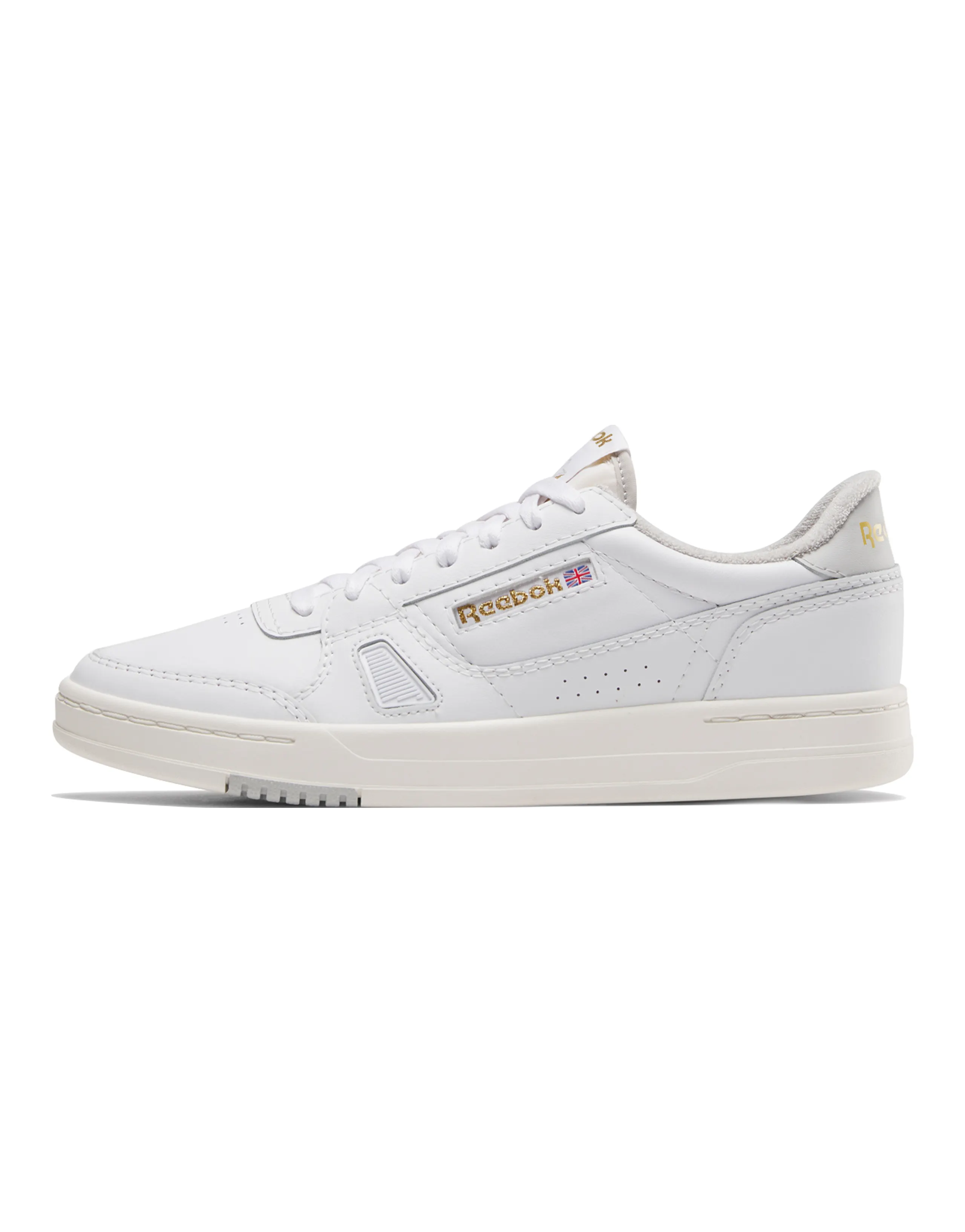 Reebok Skateboard Shoes Unisex Low-Top White Gold