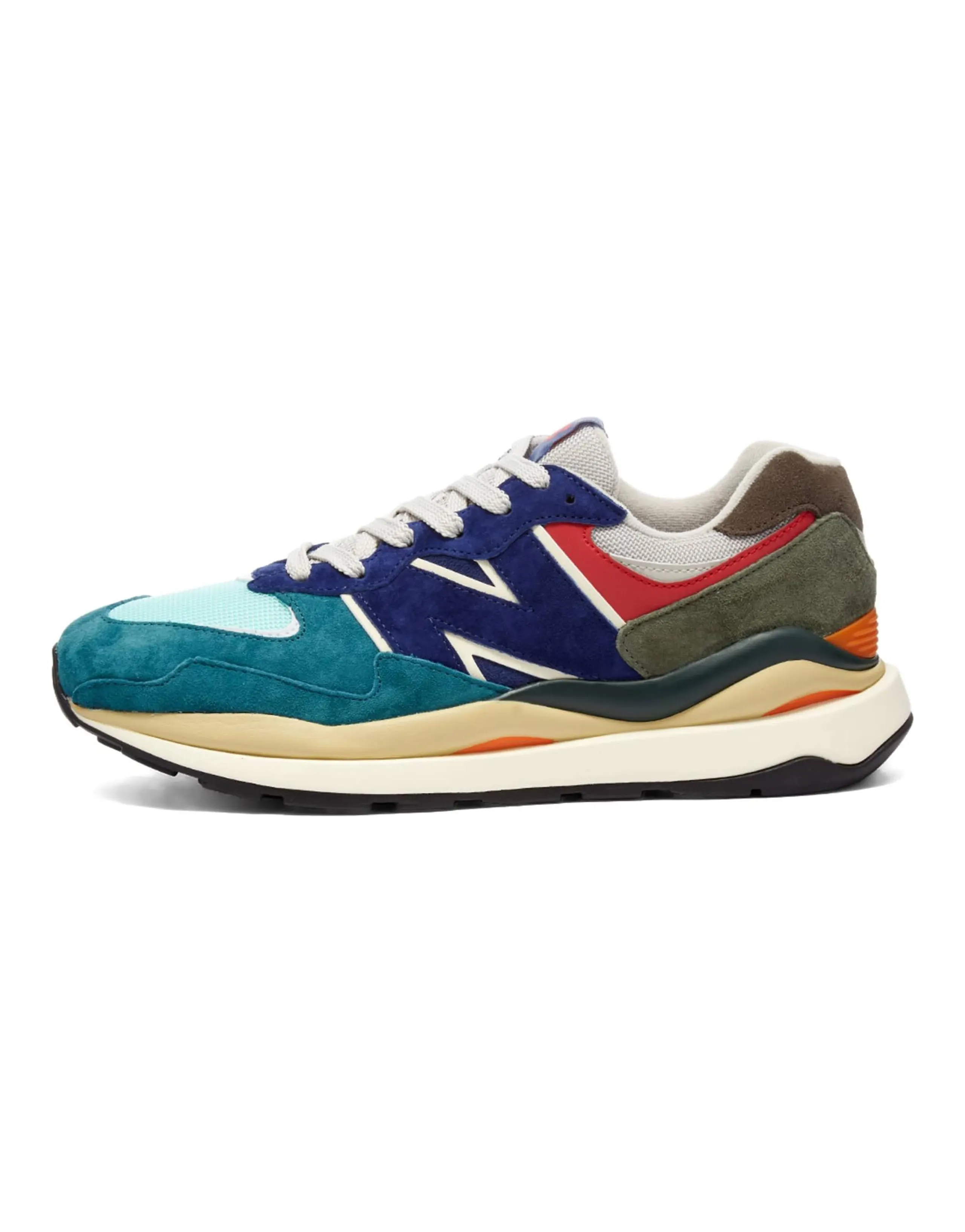New Balance 57/40 Green Navy Orange Red