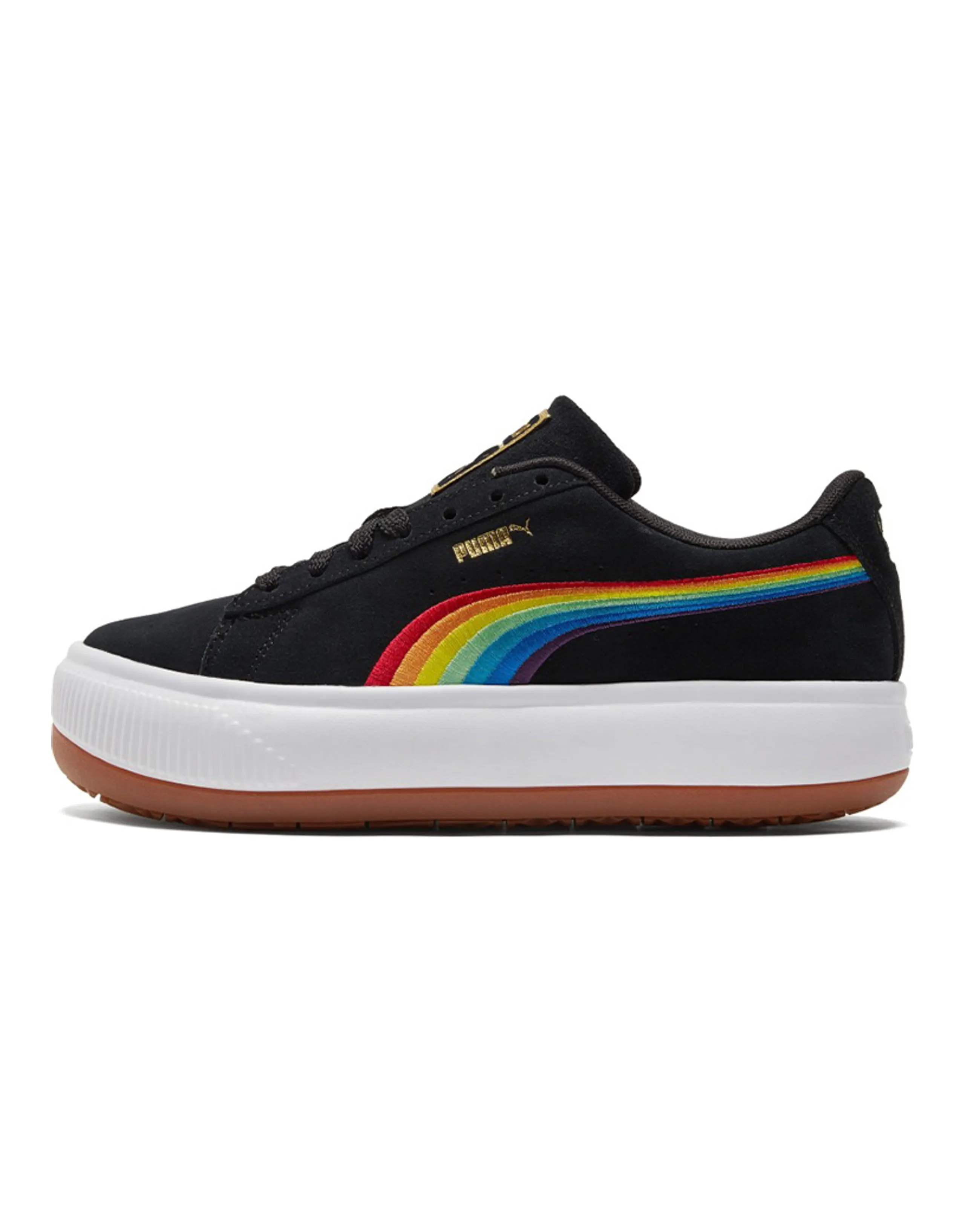 PUMA Suede Mayu 'Rainbow Black' Women's