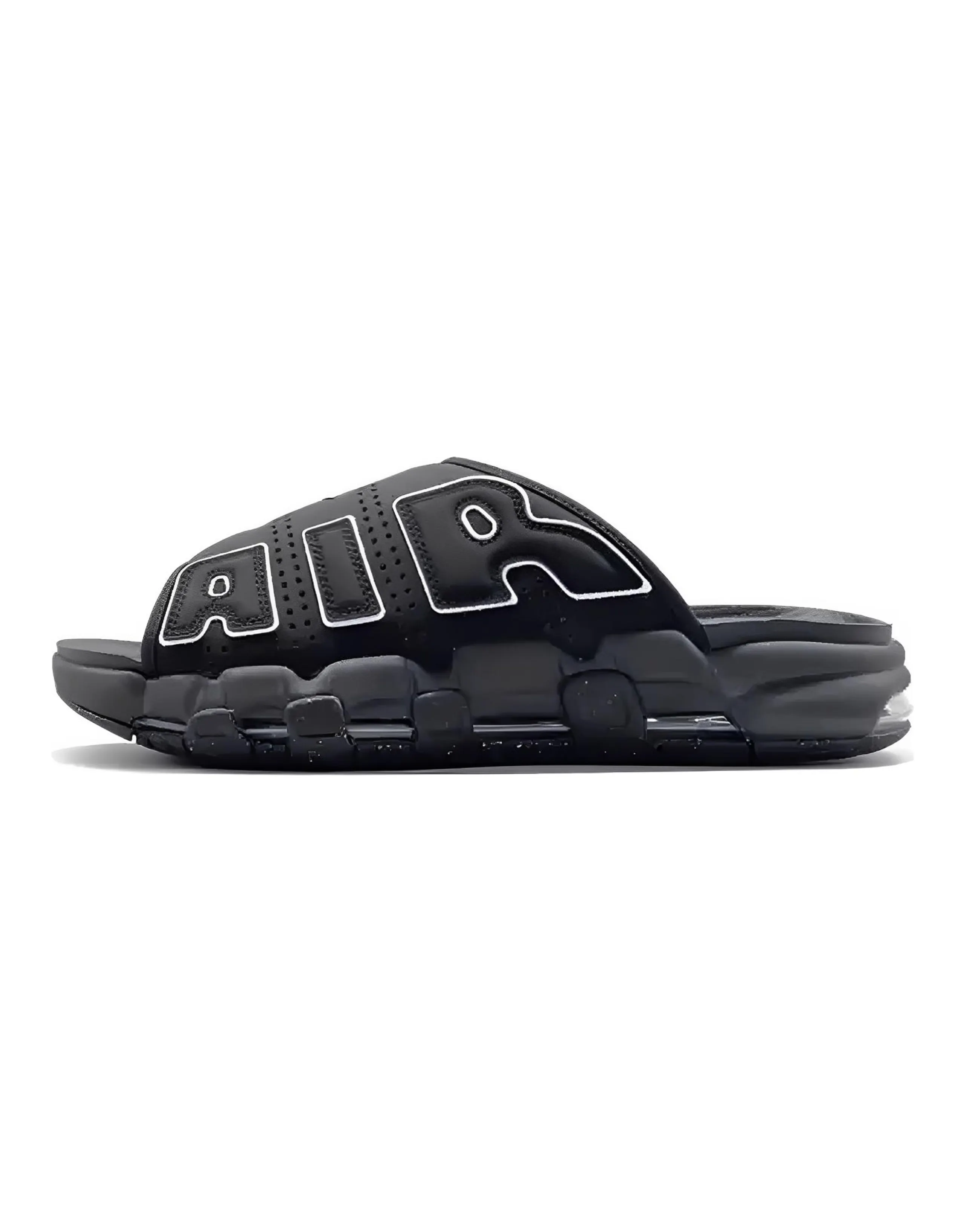 Nike Air More Uptempo Slide 'OG Black White'