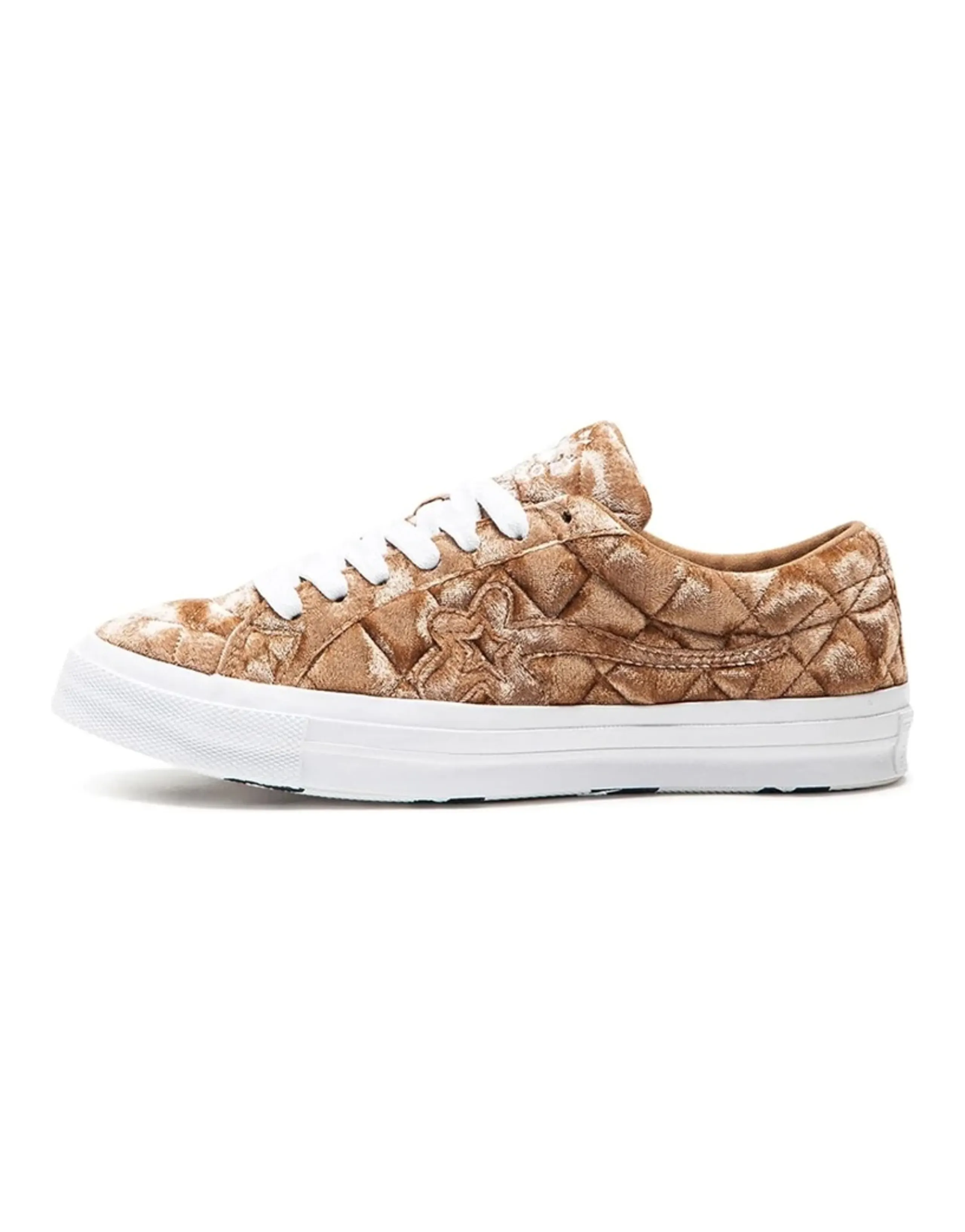 Converse One Star Ox Golf Le Fleur Ttc Quilted Velvet Brown Sugar