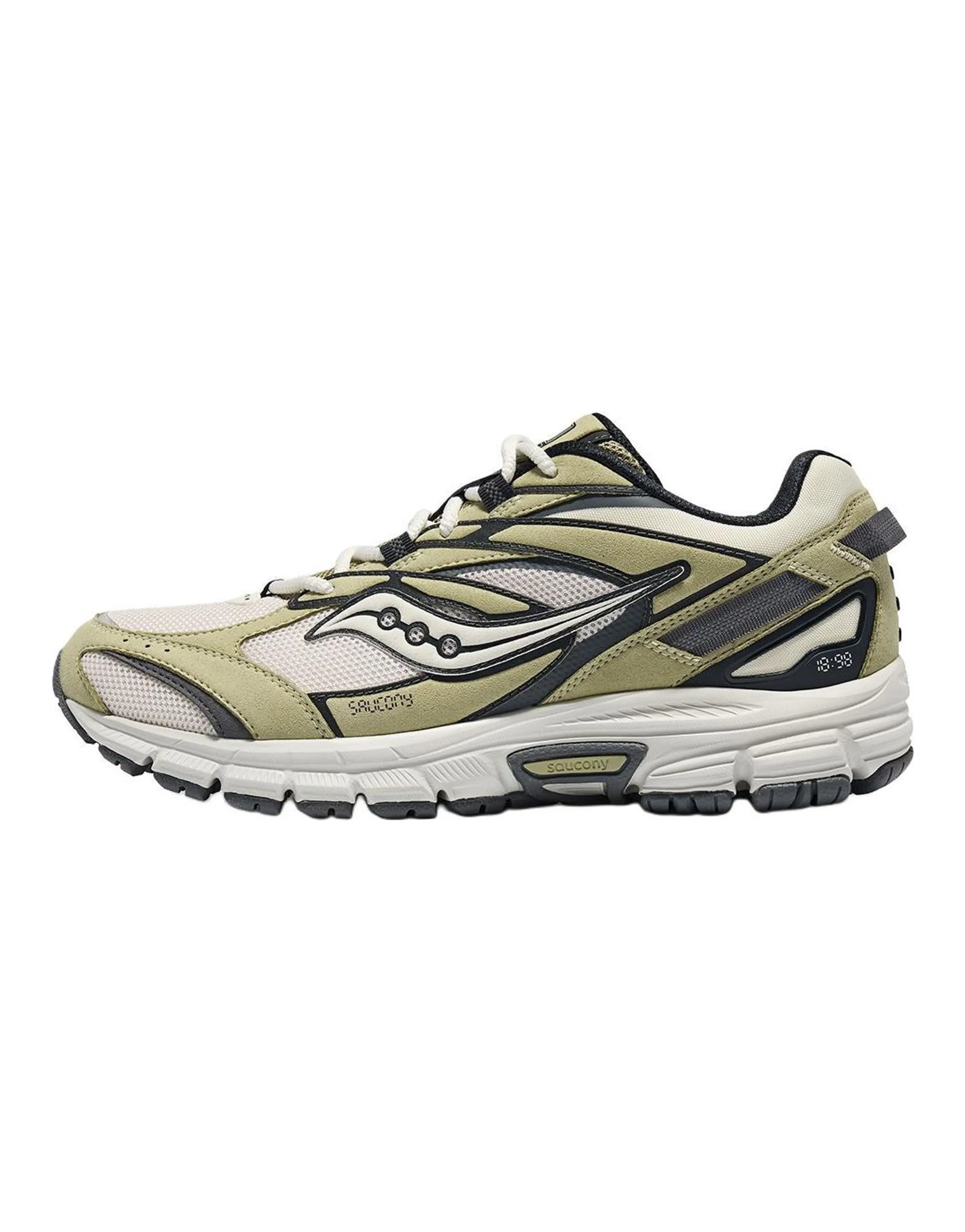 Saucony Cohesion 2K PRM Comfort Soft Anti-Slip Wear-Resistant Low-Top Casual Shoes Unisex White Green