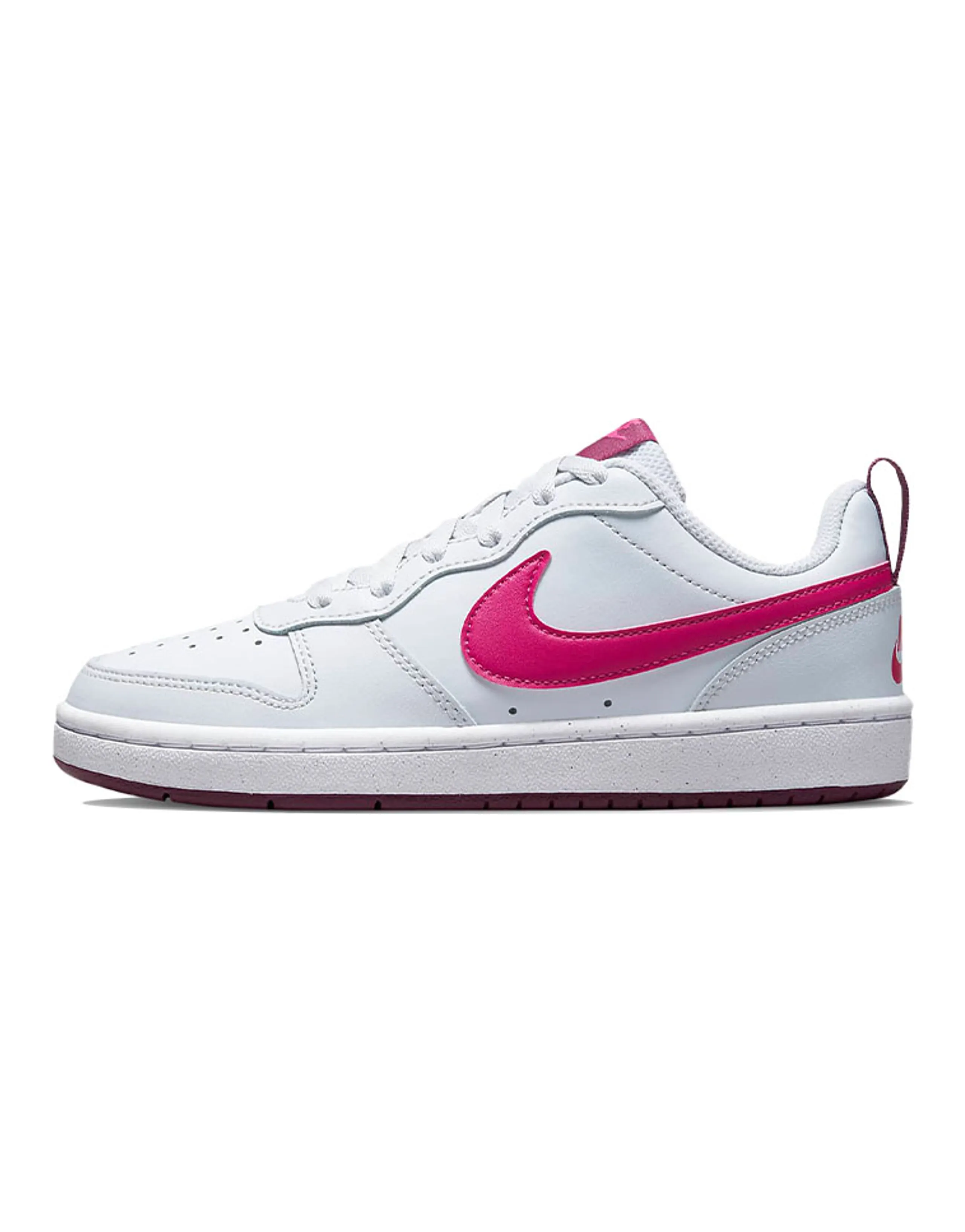 Nike Court Borough Low 2 'Pure Platinum Pink Prime' GS
