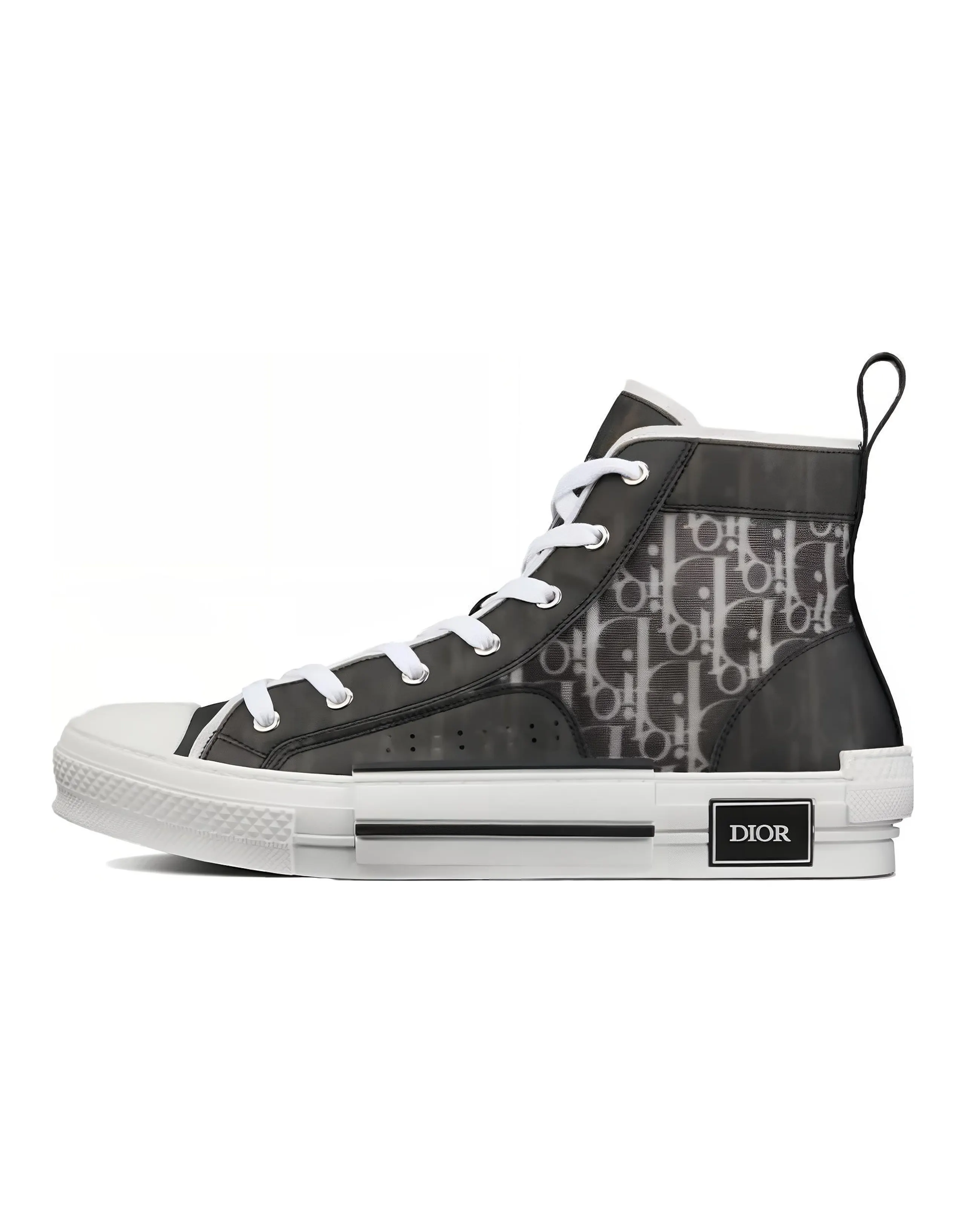 DIOR B23 High Black White Oblique