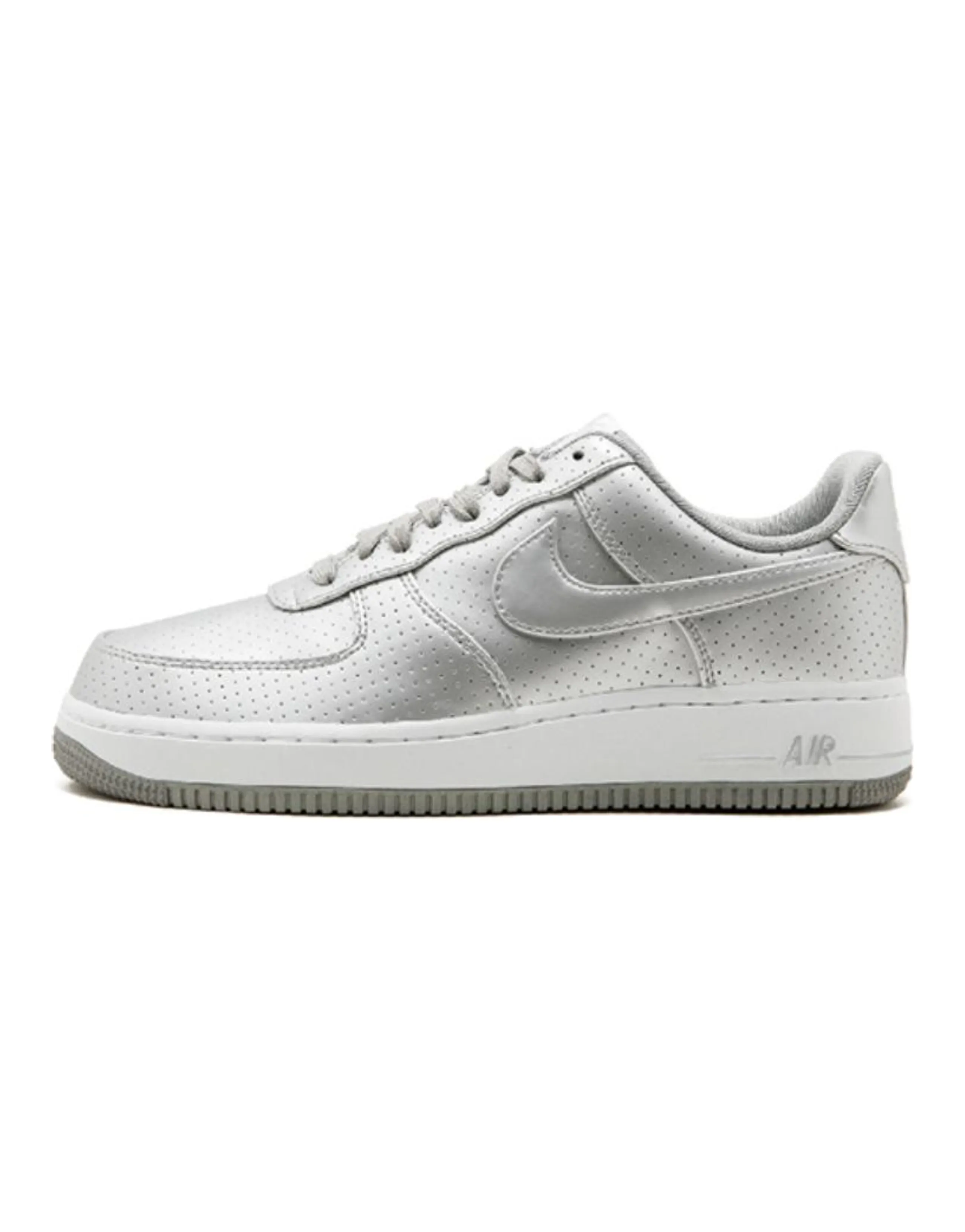 Nike Air Force 1 Low '07 LV8 Metallic Silver Perforated