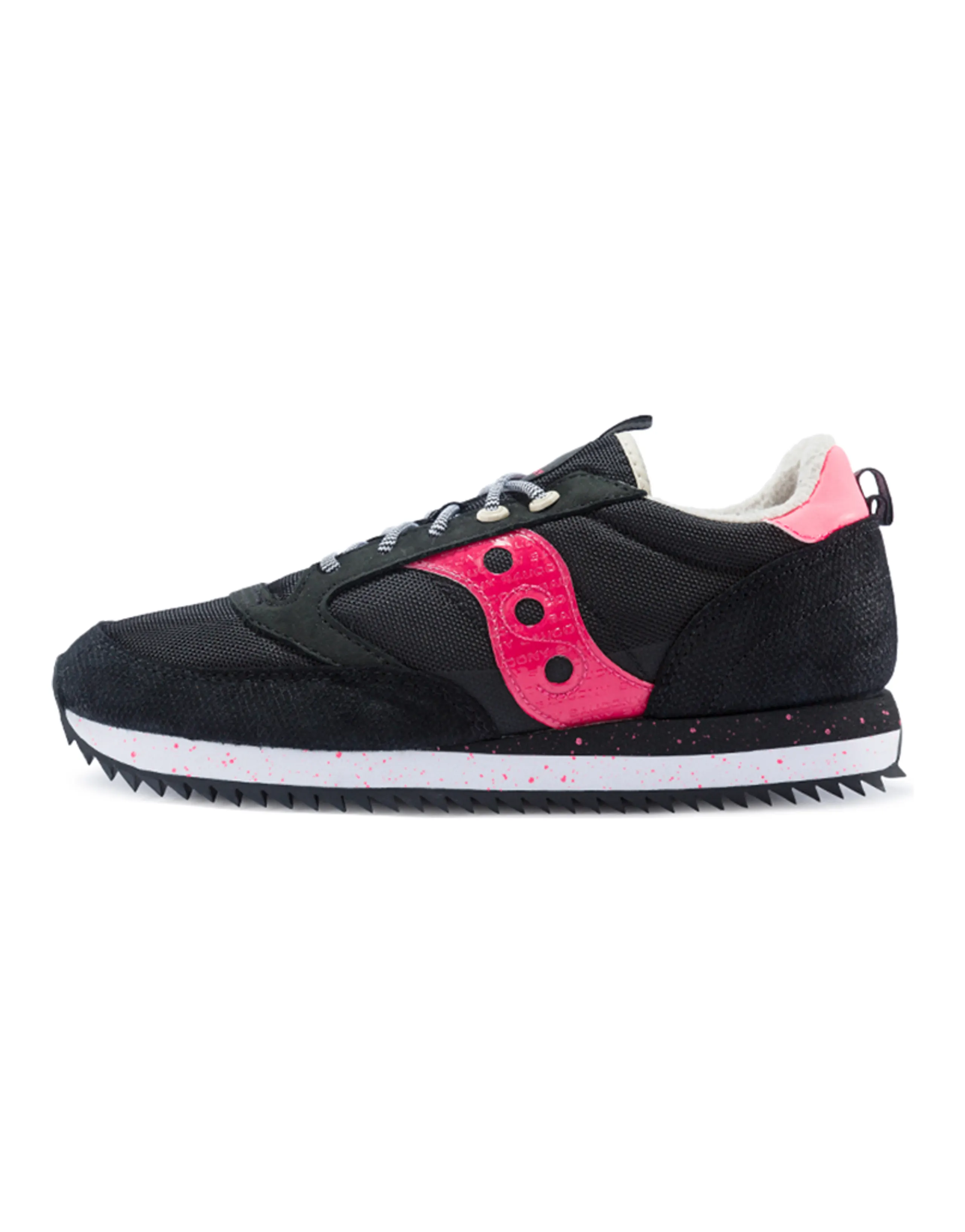 Saucony Jazz Original Running Shoes Men Low-Top Black/Red