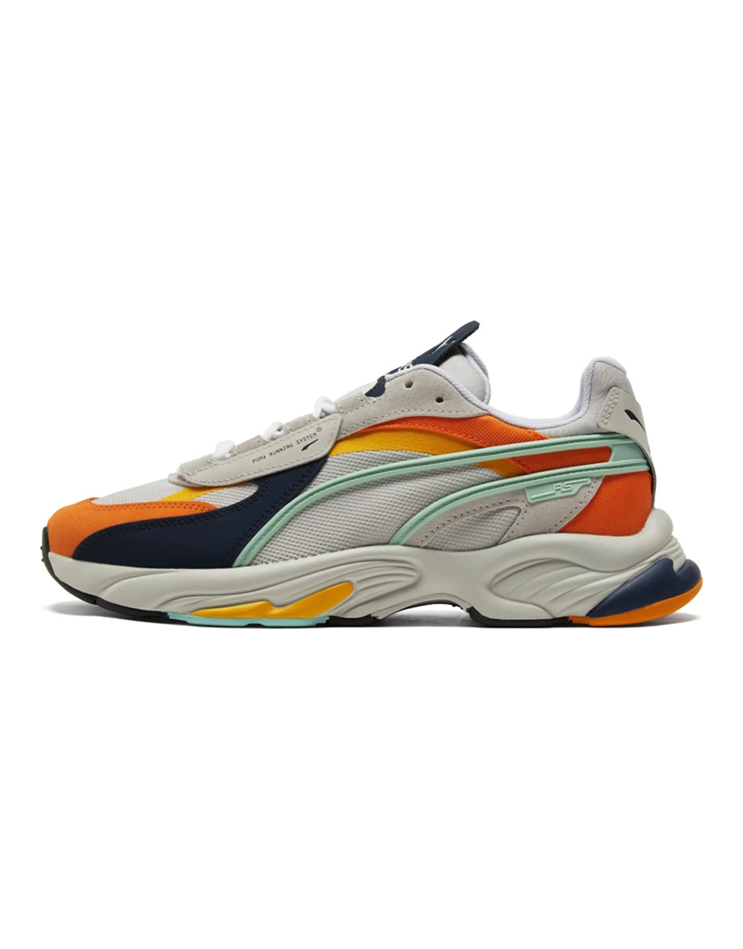 PUMA Unisex Rs connect Dust Sneakers Orange 'Gray'