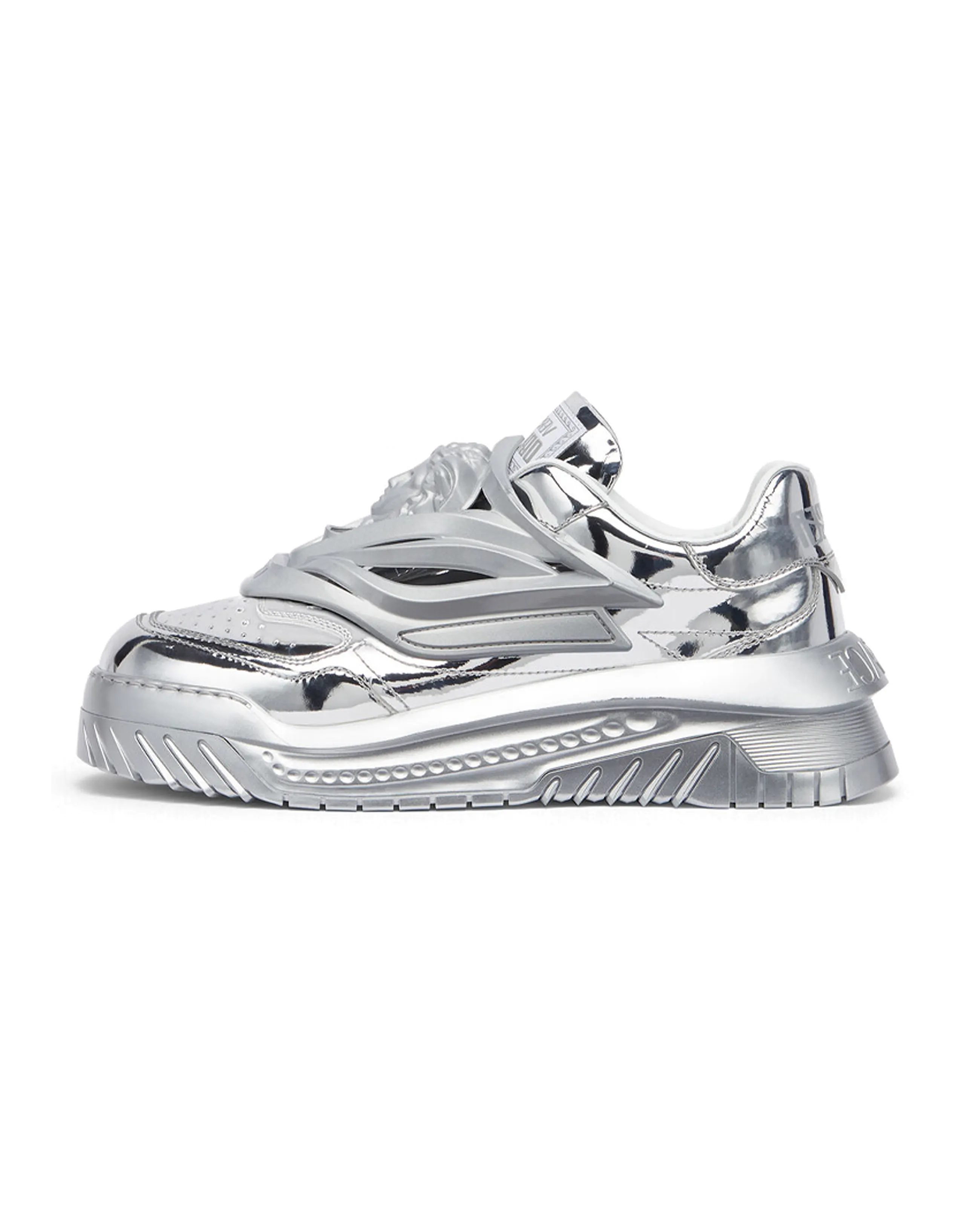 VERSACE Odissea Caged Rubber Medusa Sneaker 'Silver'