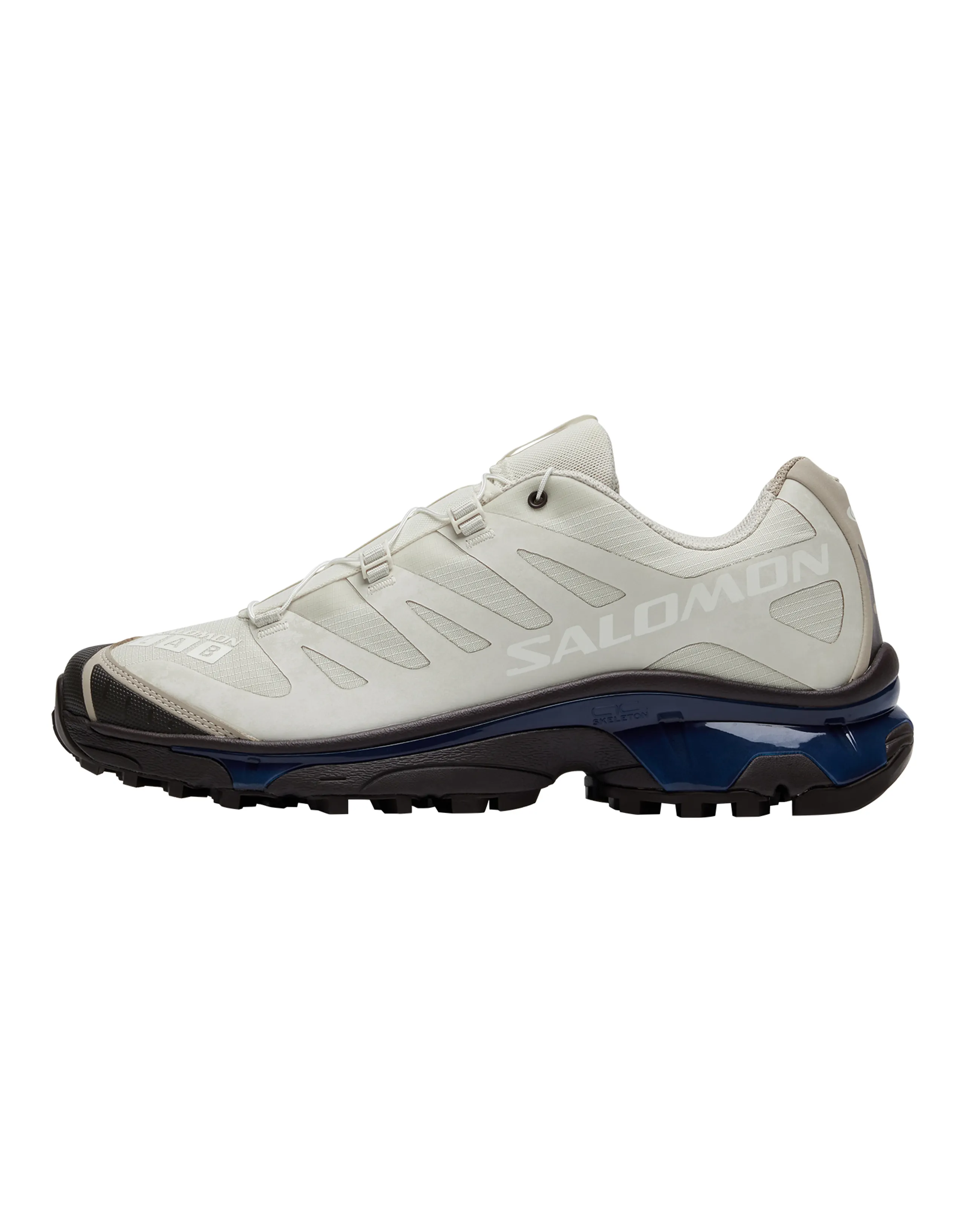 SALOMON XT-4 OG PROTECTIVE Versatile Cushioned Wear-Resistant Wrapped Support Impact-Resistant Casual Running Shoes Unisex Vanilla Coffee Black Dark Blue