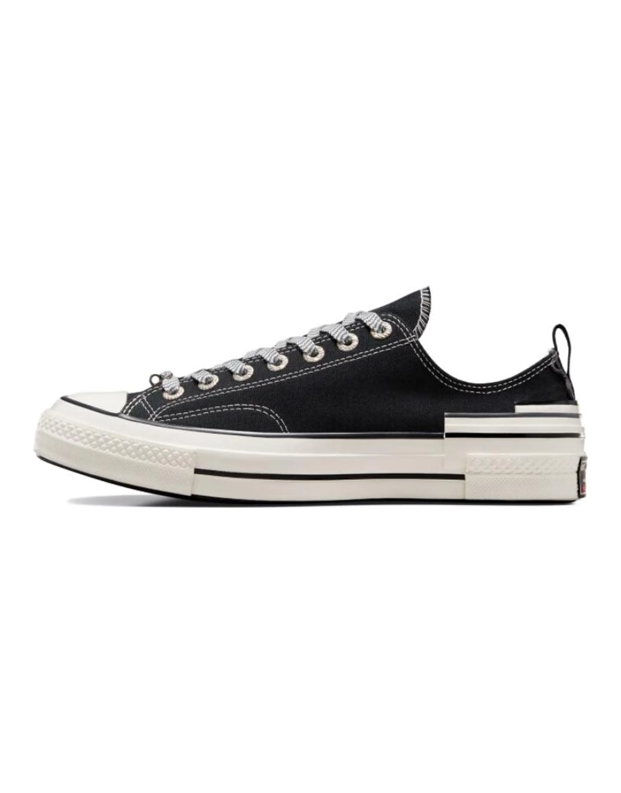 Chuck 70 Converse Hacked Heel Low 'Black Reflective'