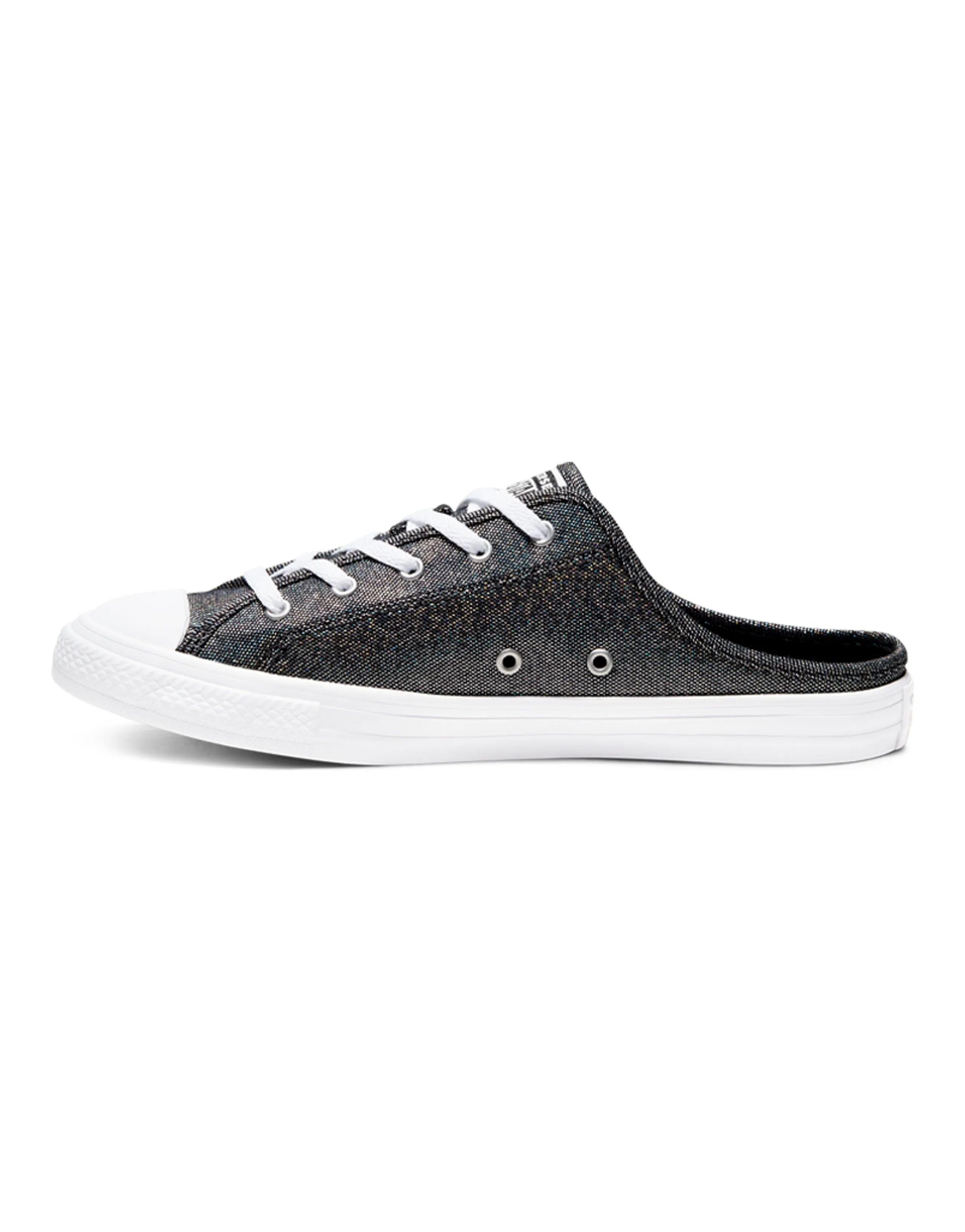 Converse Chuck Taylor All Star Dainty Mule Metal Black Pedal Casual Canvas Shoes Women's