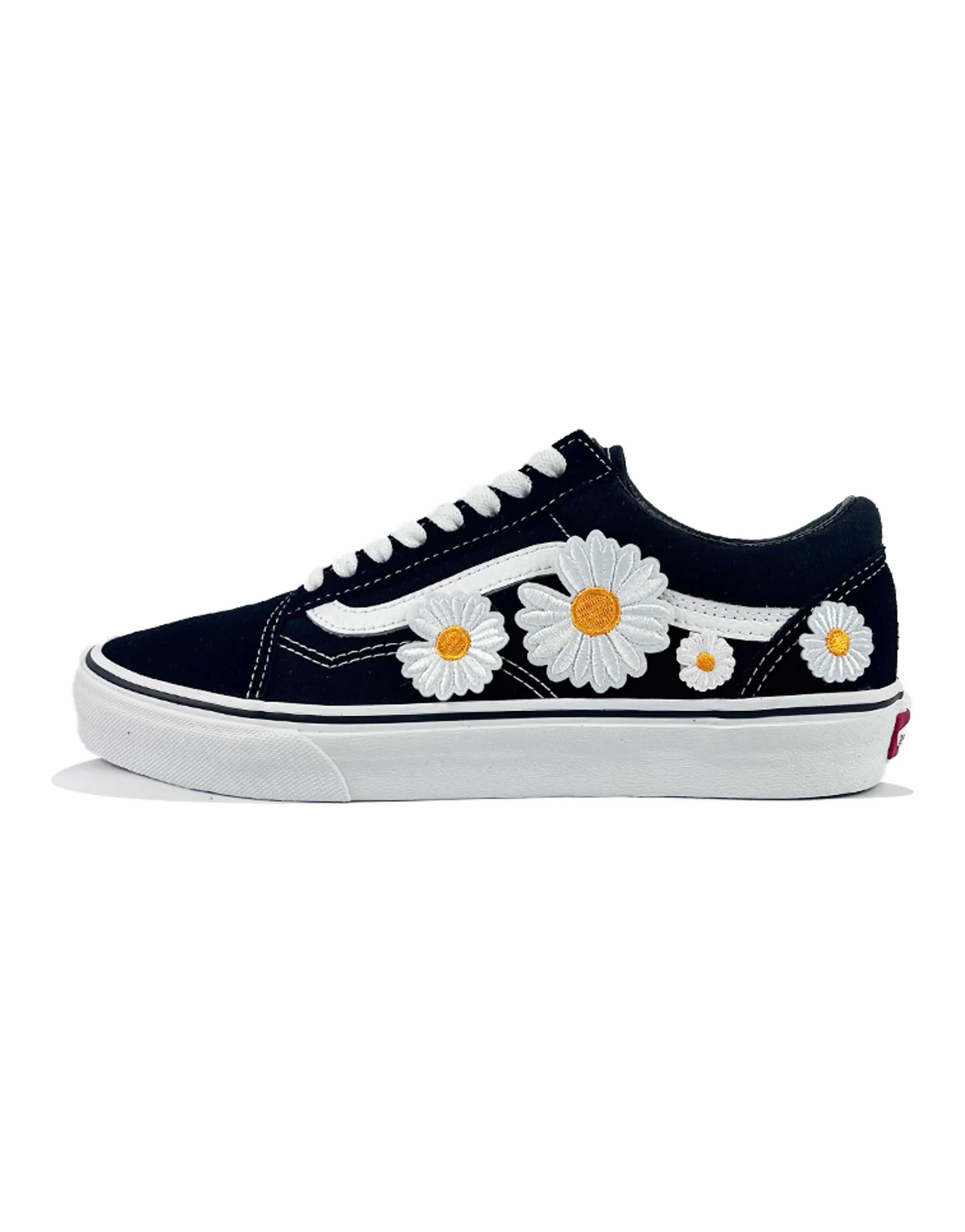 Vans Old Skool Non slip Lightweight Low Top Skateboard Shoes Unisex Black White