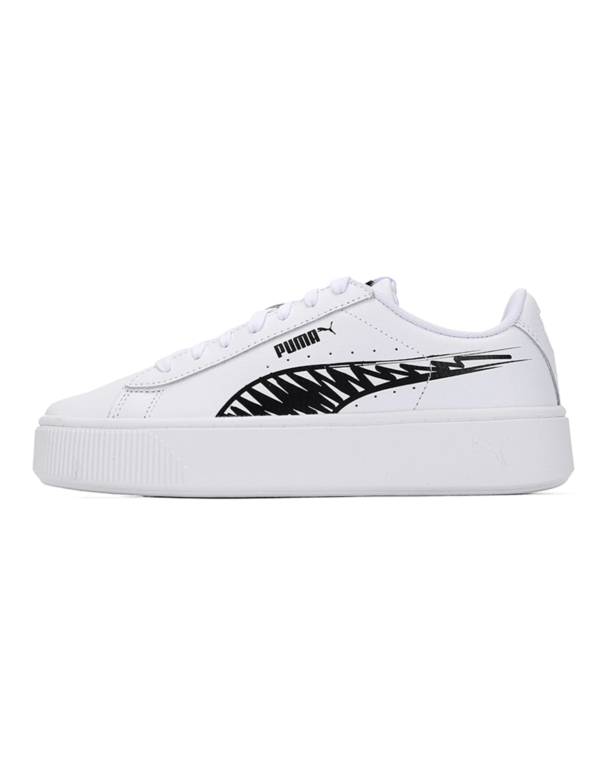 PUMA Vikky Stacked L Sketch Sneakers White/Black Women's