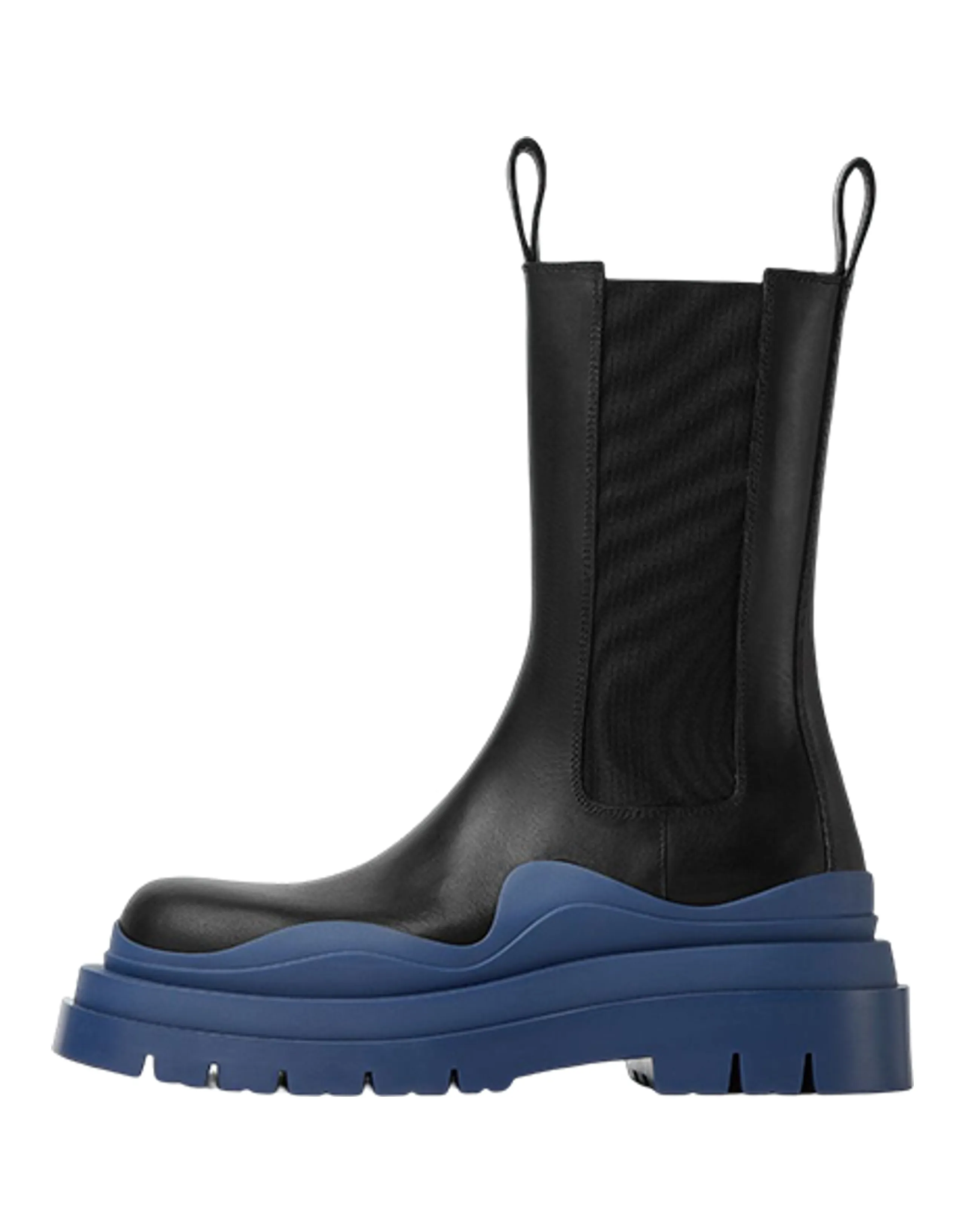 Bottega Veneta Tire Boots Black Blue