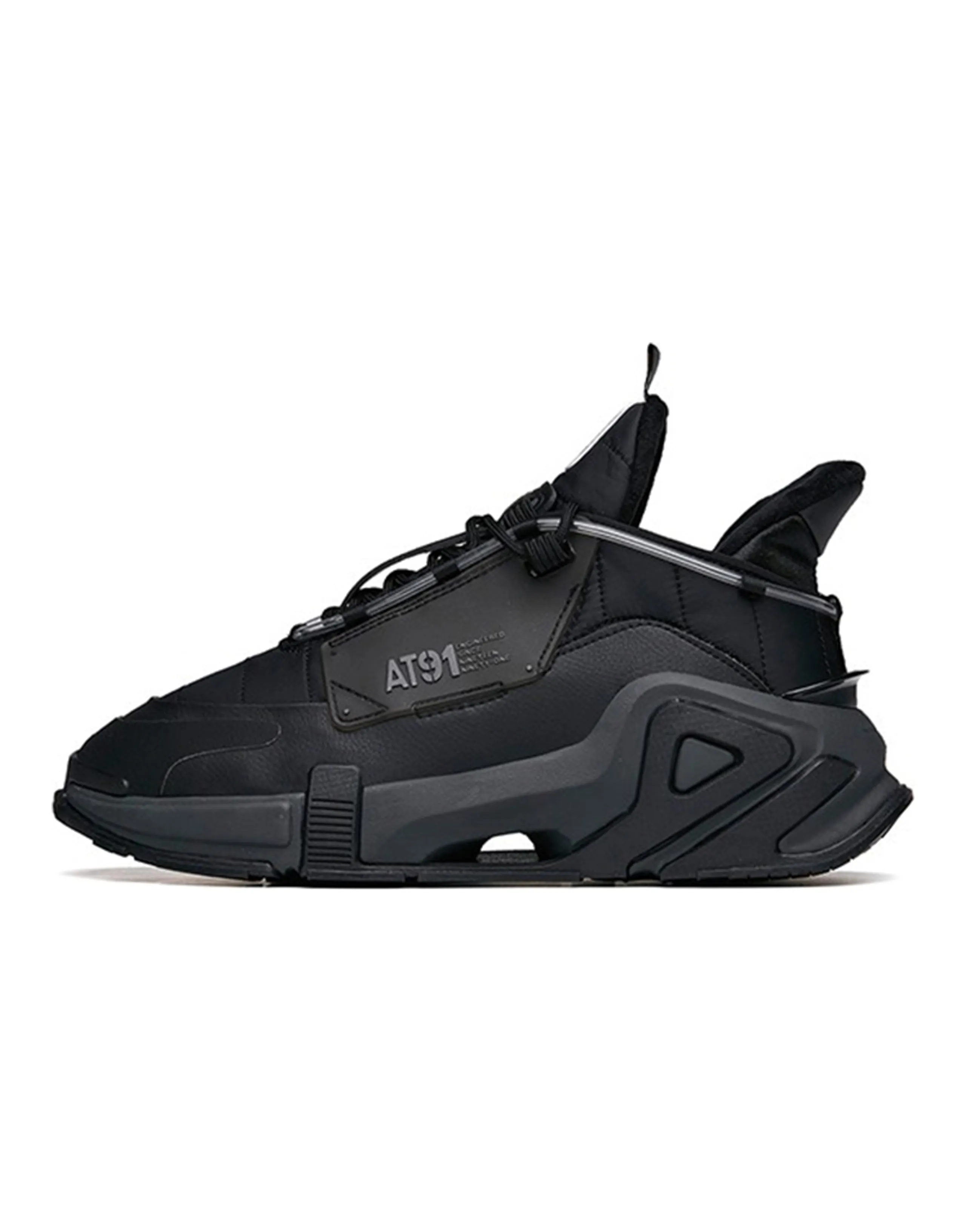 Anta AT91 Anti-Slip And Wear-Resistant Warm Low-Top Chunky Sneakers Men's Black
