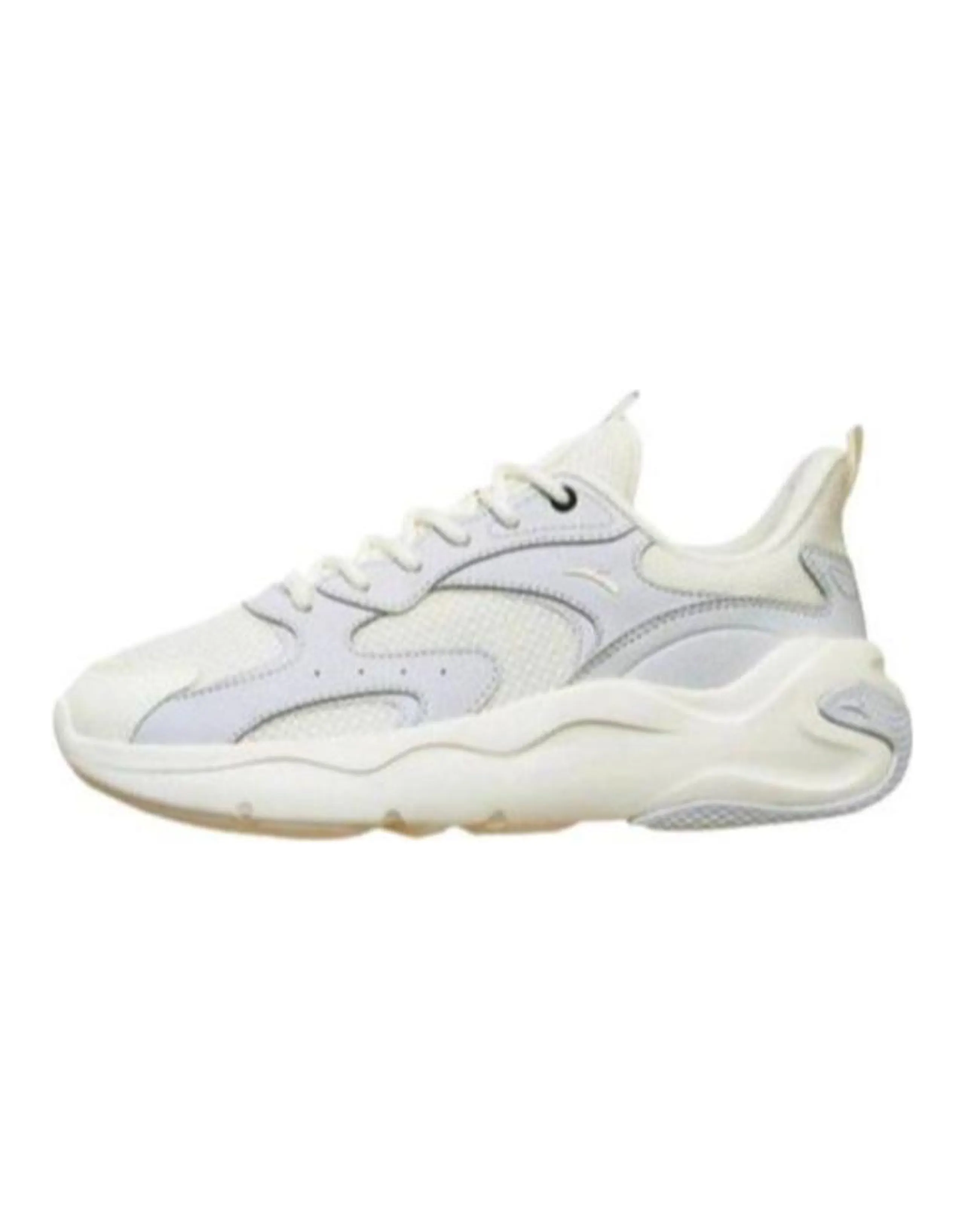 Anta Cushioned Wear-Resistant Low-Top Casual Shoes Women's White/Blue