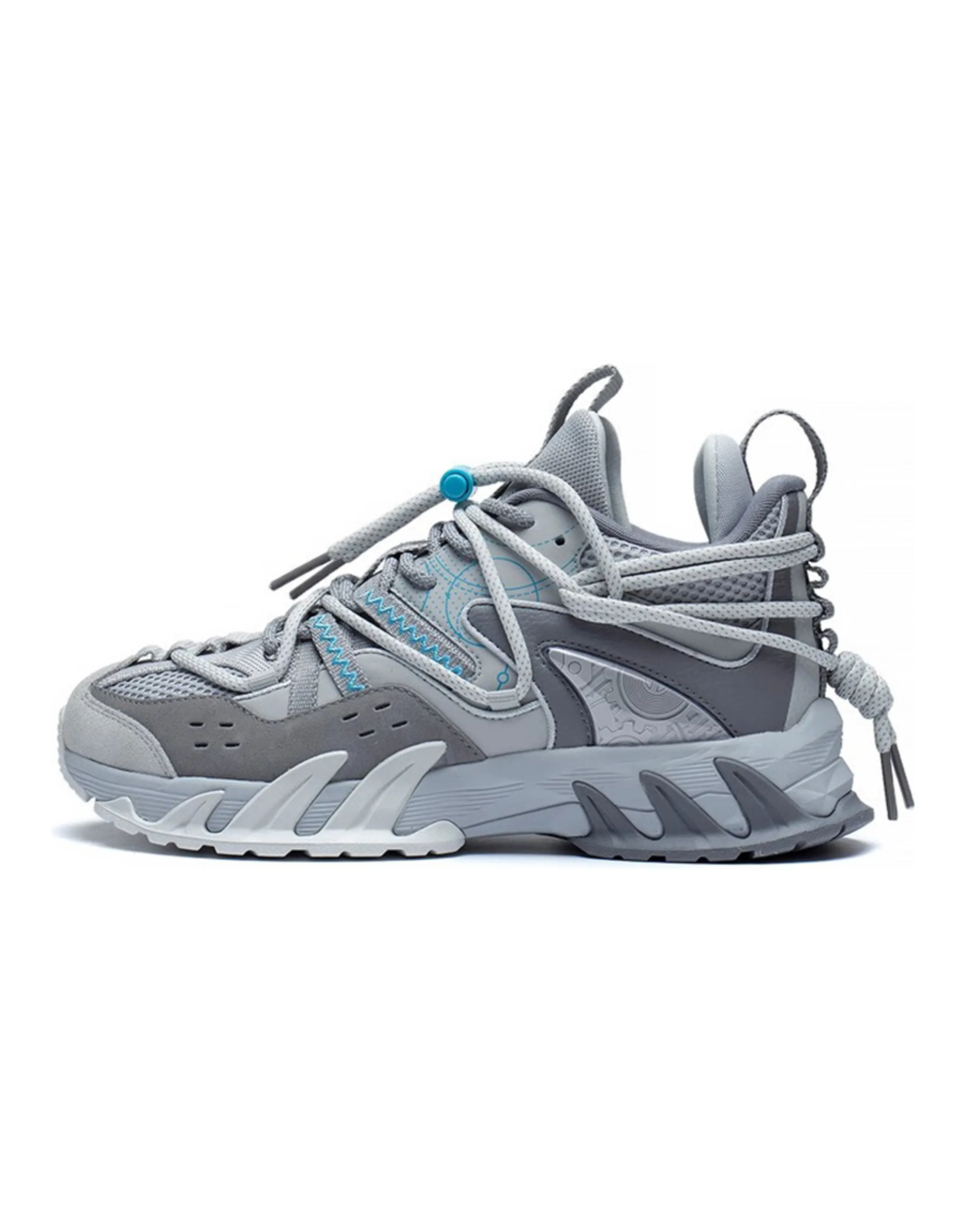 LINING Casual Shoes Men Low-Top Coin Gray/Frost Gray