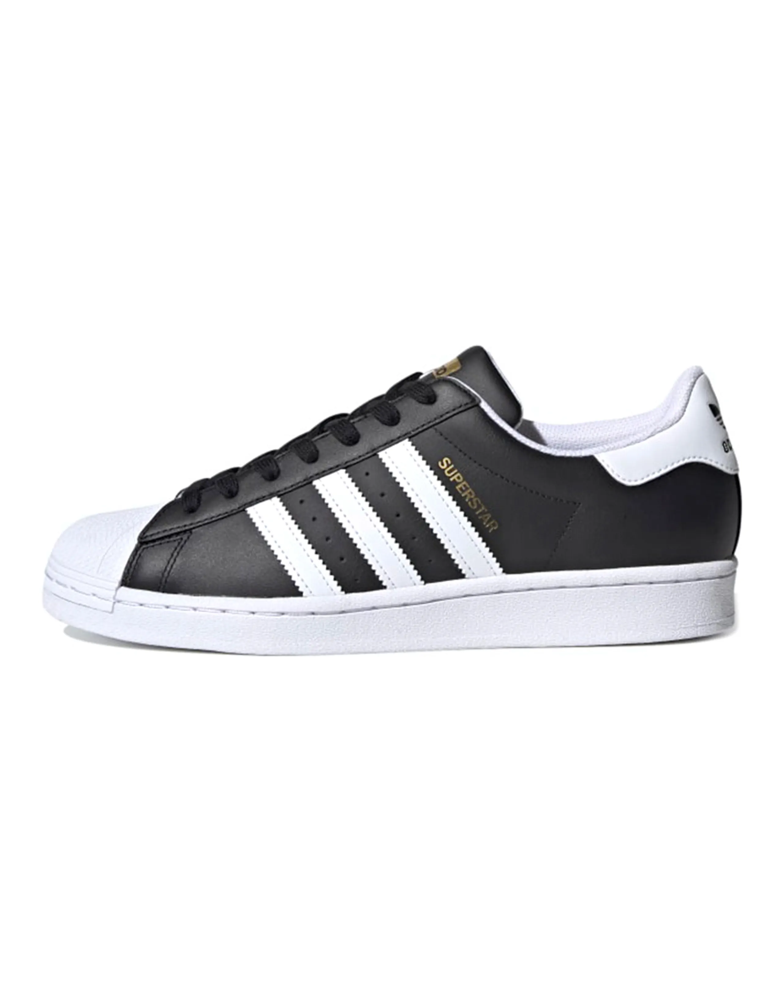 Adidas Originals Superstar Shoes 'Black White Gold'