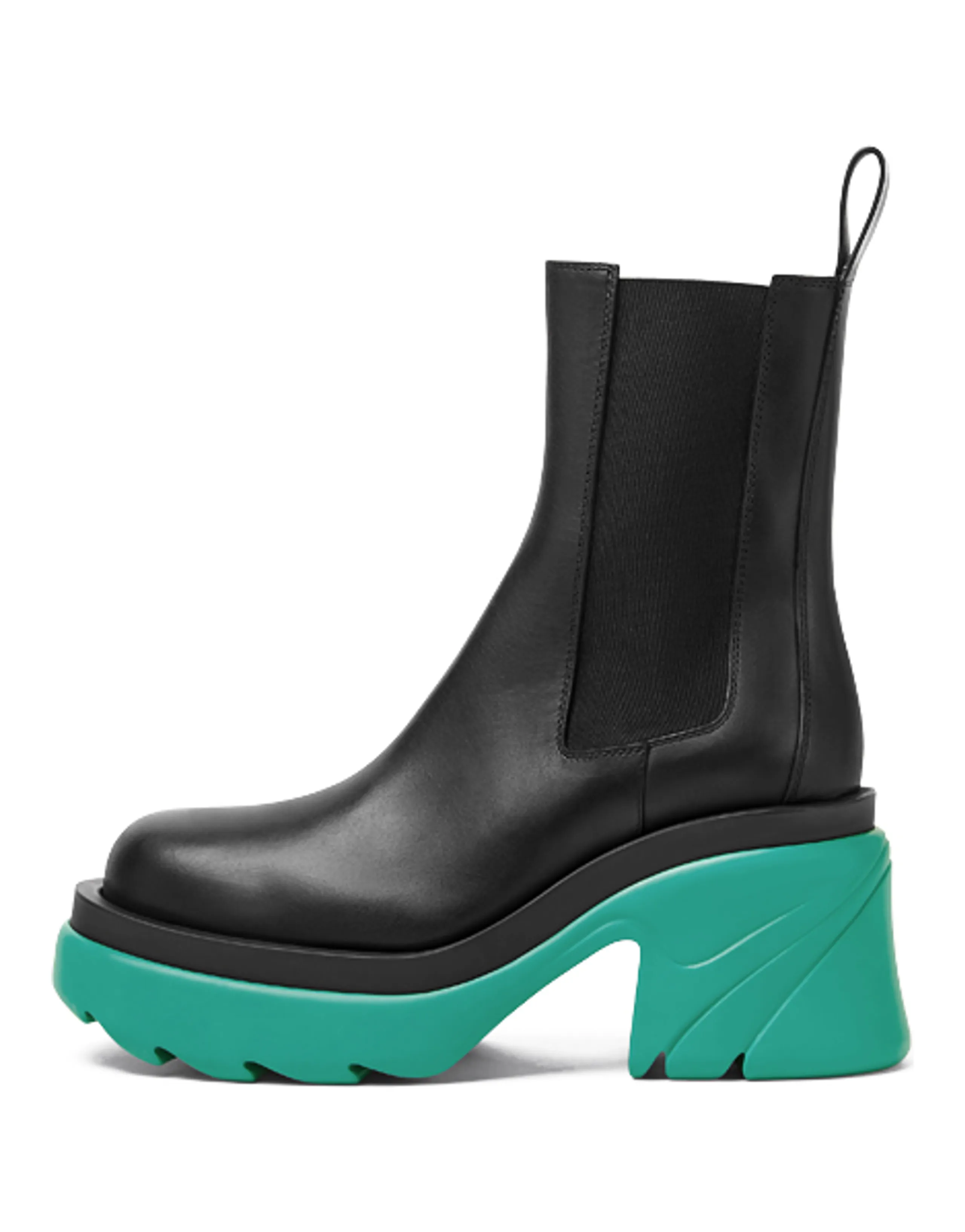 Bottega Veneta Flash Platform Ankle Boot Black Water Women's