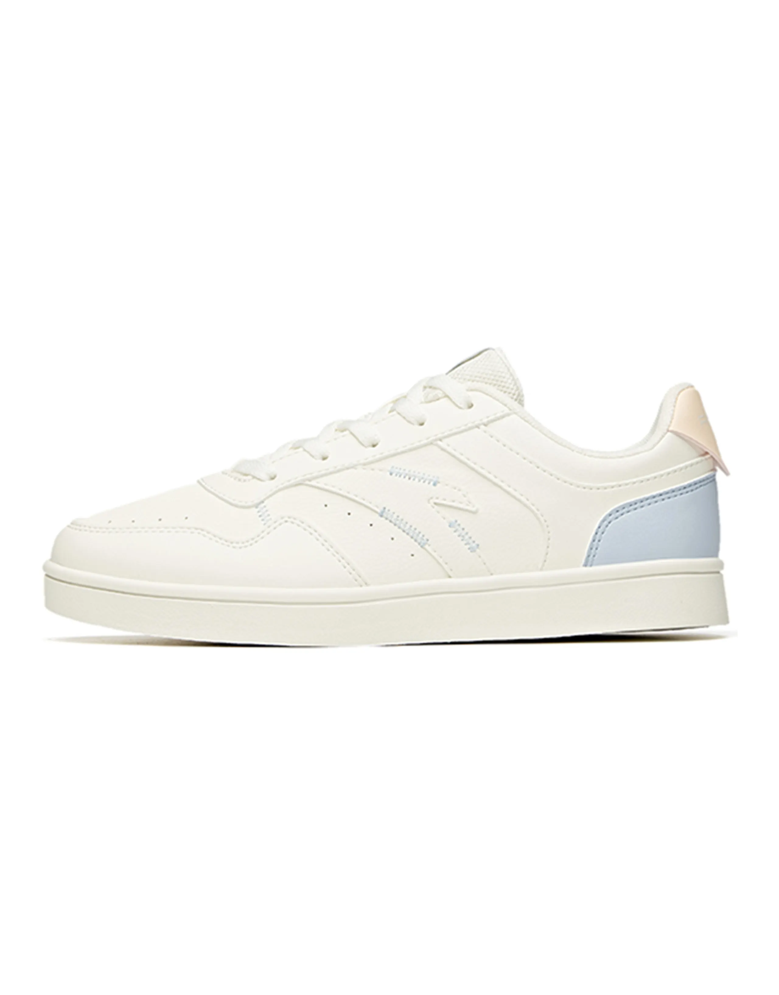 Anta Slip-Resistant Low-Top Skateboard Shoes Women's White Blue