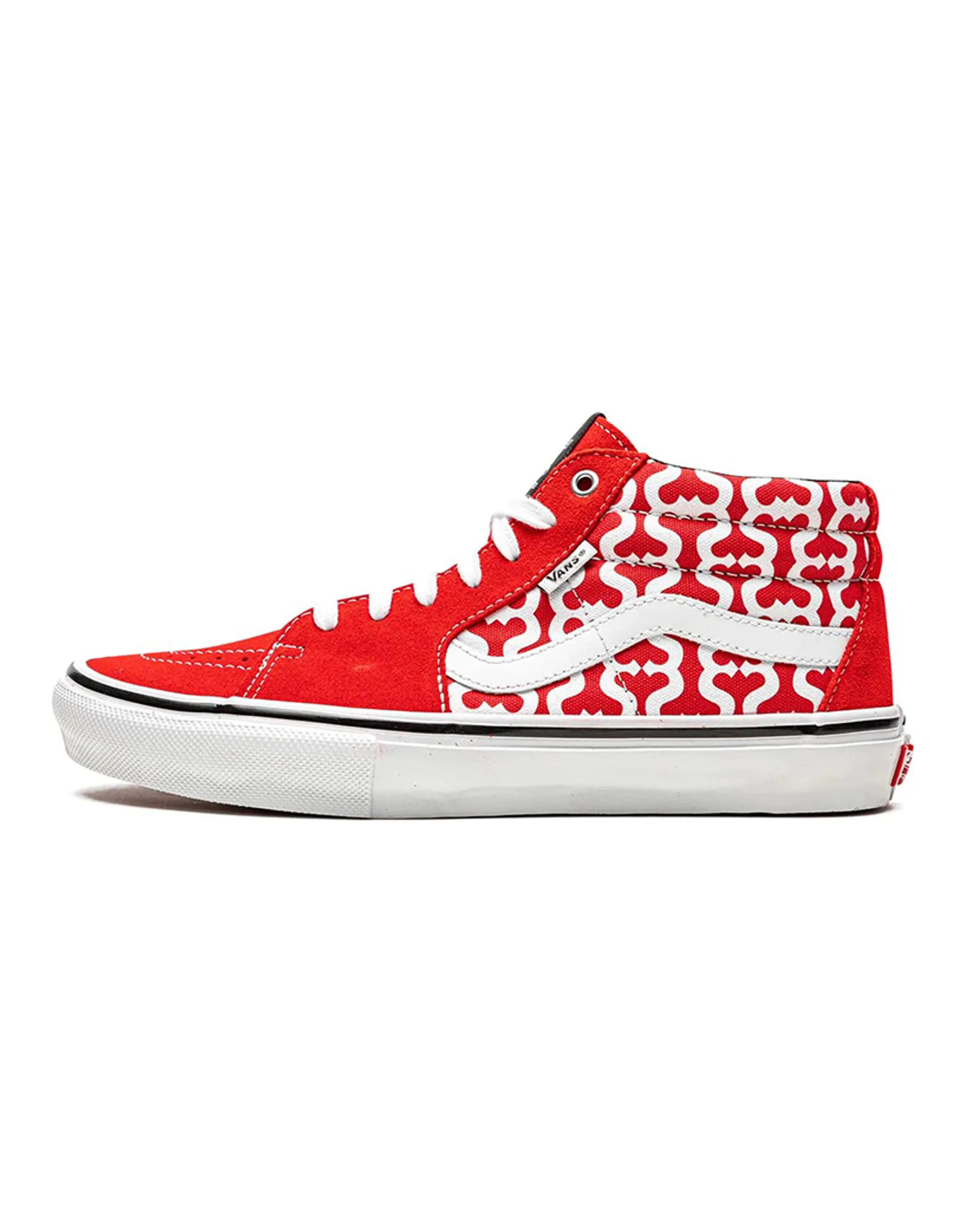 Grosso Supreme X Vans Mid 'Monogram S Red'