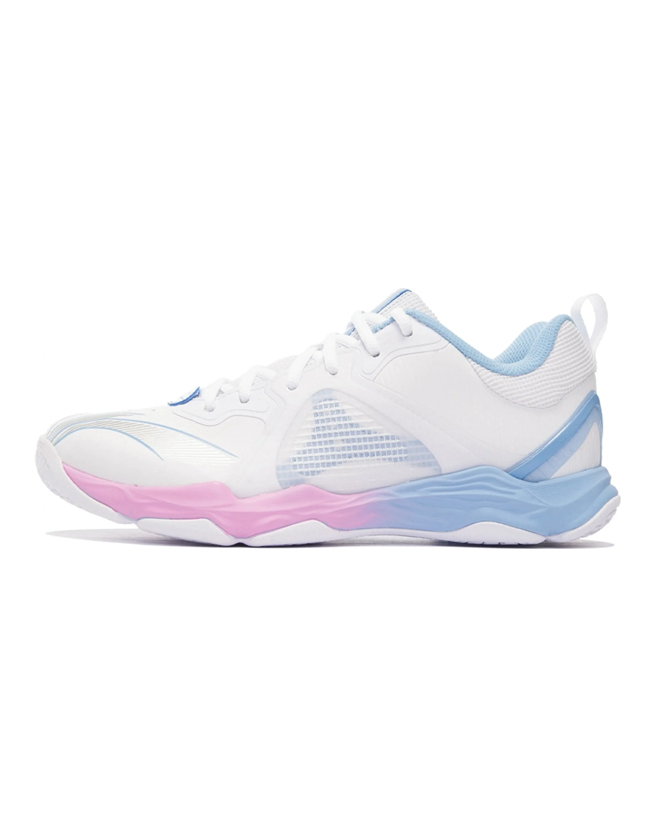 LiNing Ranger6 LITE Cushioned Slip Resistant Abrasion Resistant Low Top Badminton Shoes Unisex Standard White