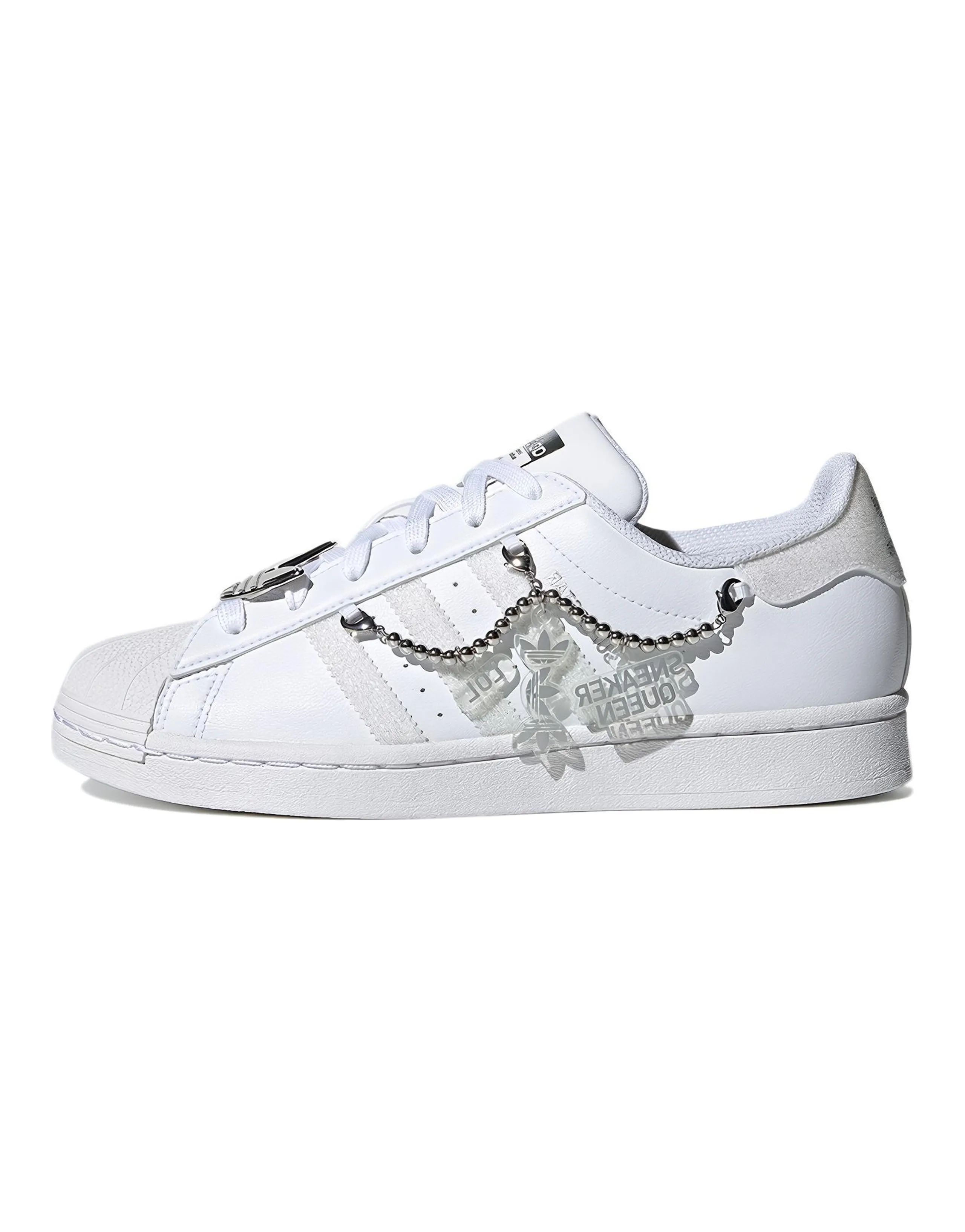 Adidas Originals Superstar For White/Silver/Grey Women's