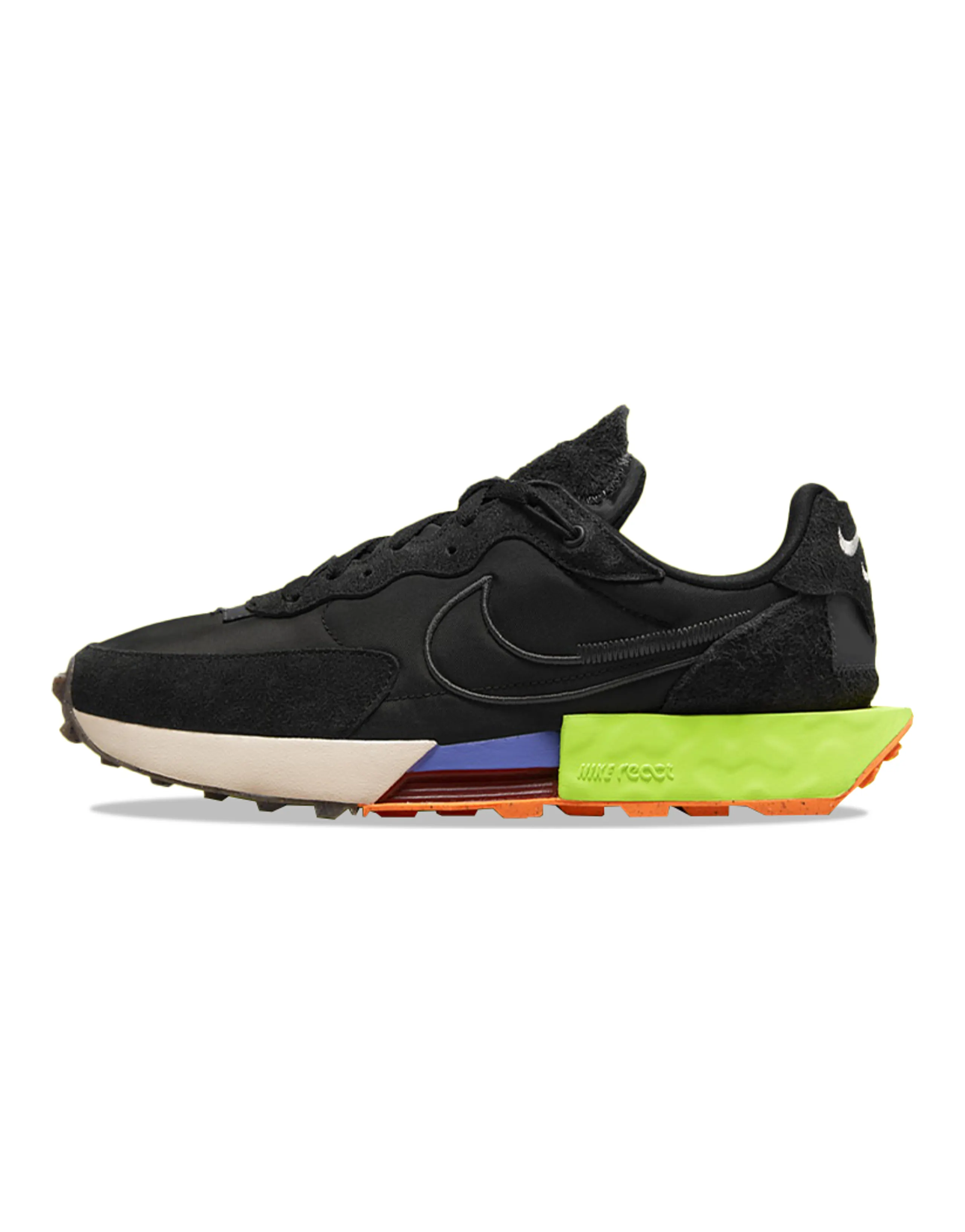 Nike Fontanka Waffle Black Volt Women's