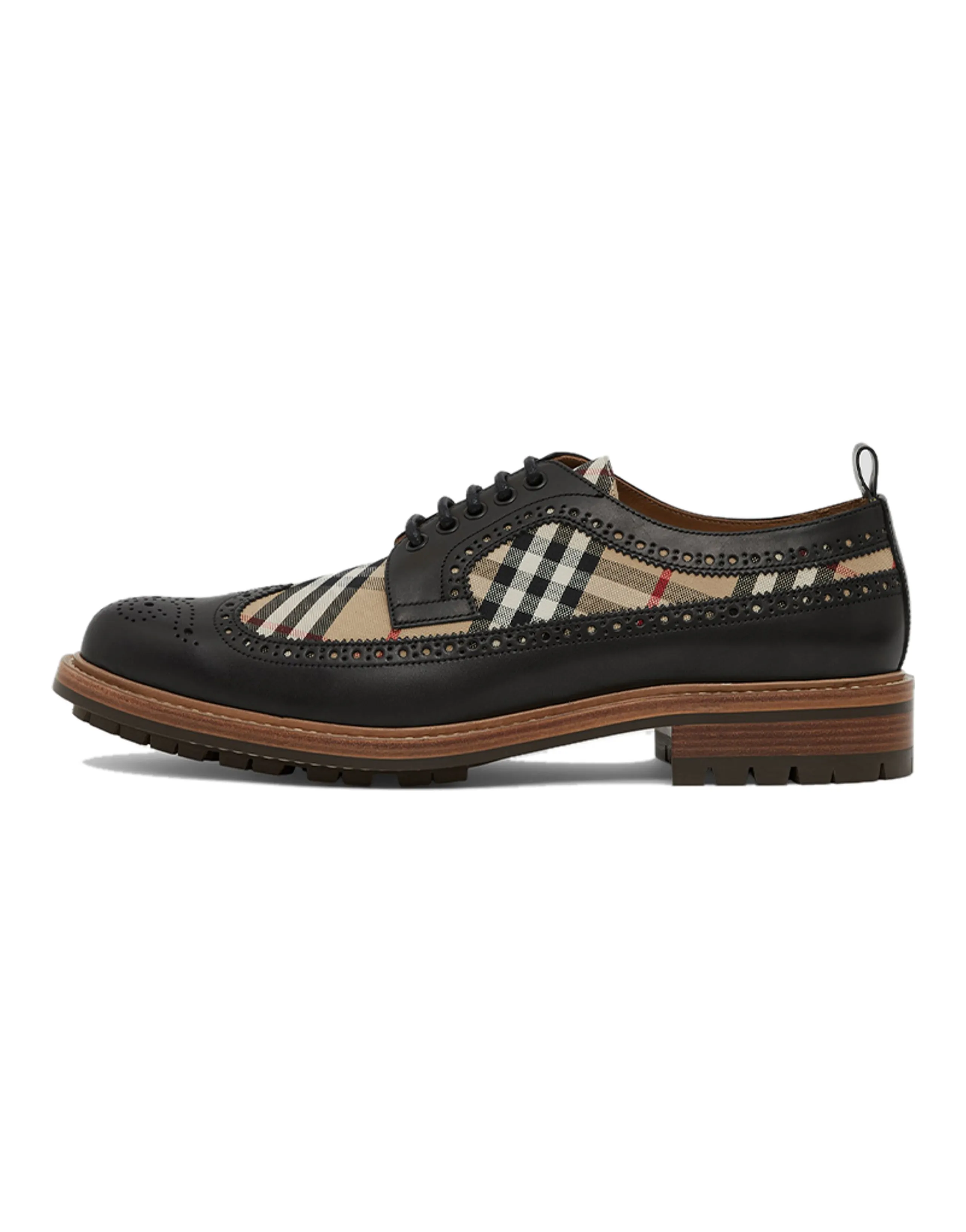 Burberry VINTAGE Men's Casual Shoes Men Low-Top Black/Brown