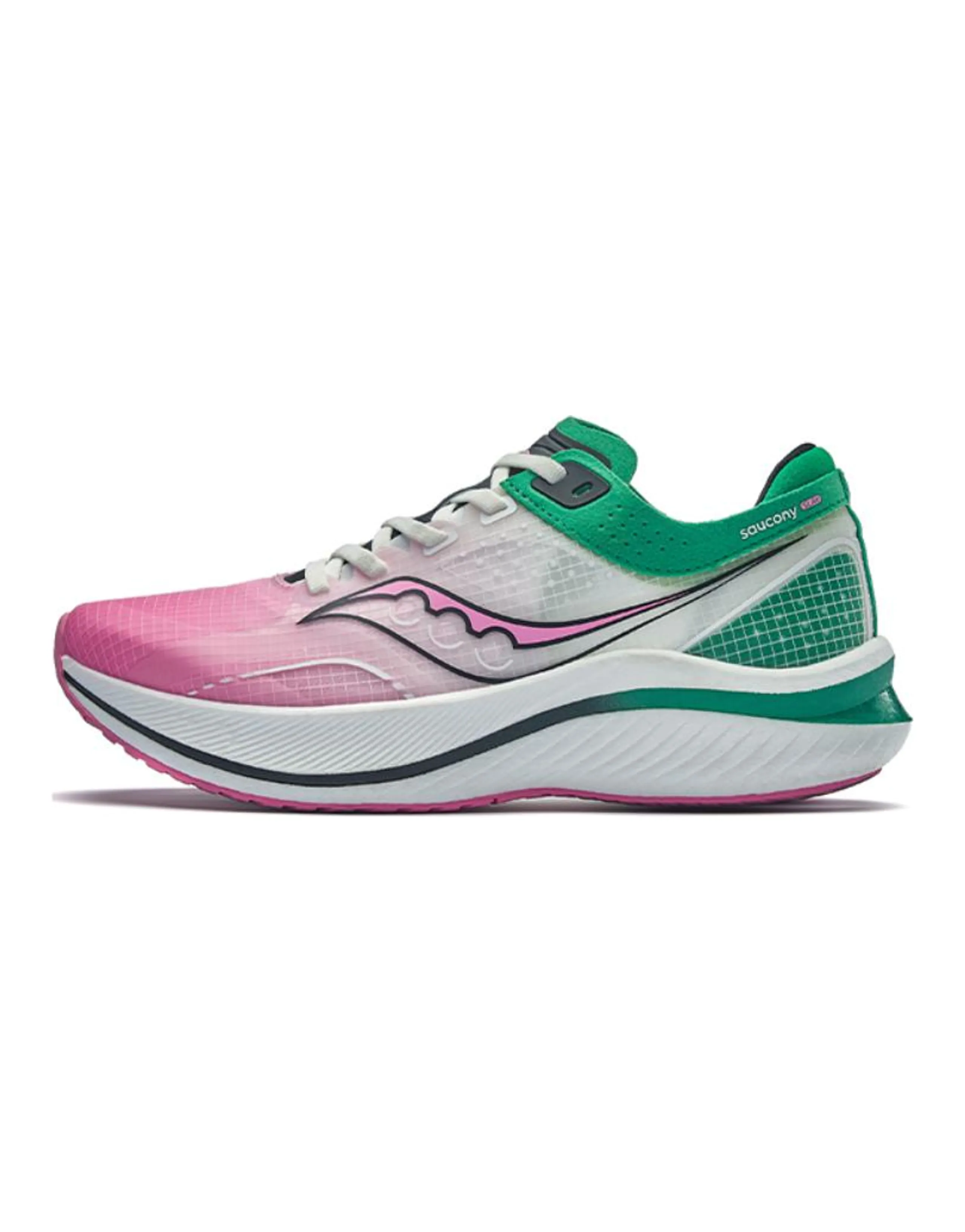 Saucony Saly Running Shoes Unisex Low-Top White/Green/Pink
