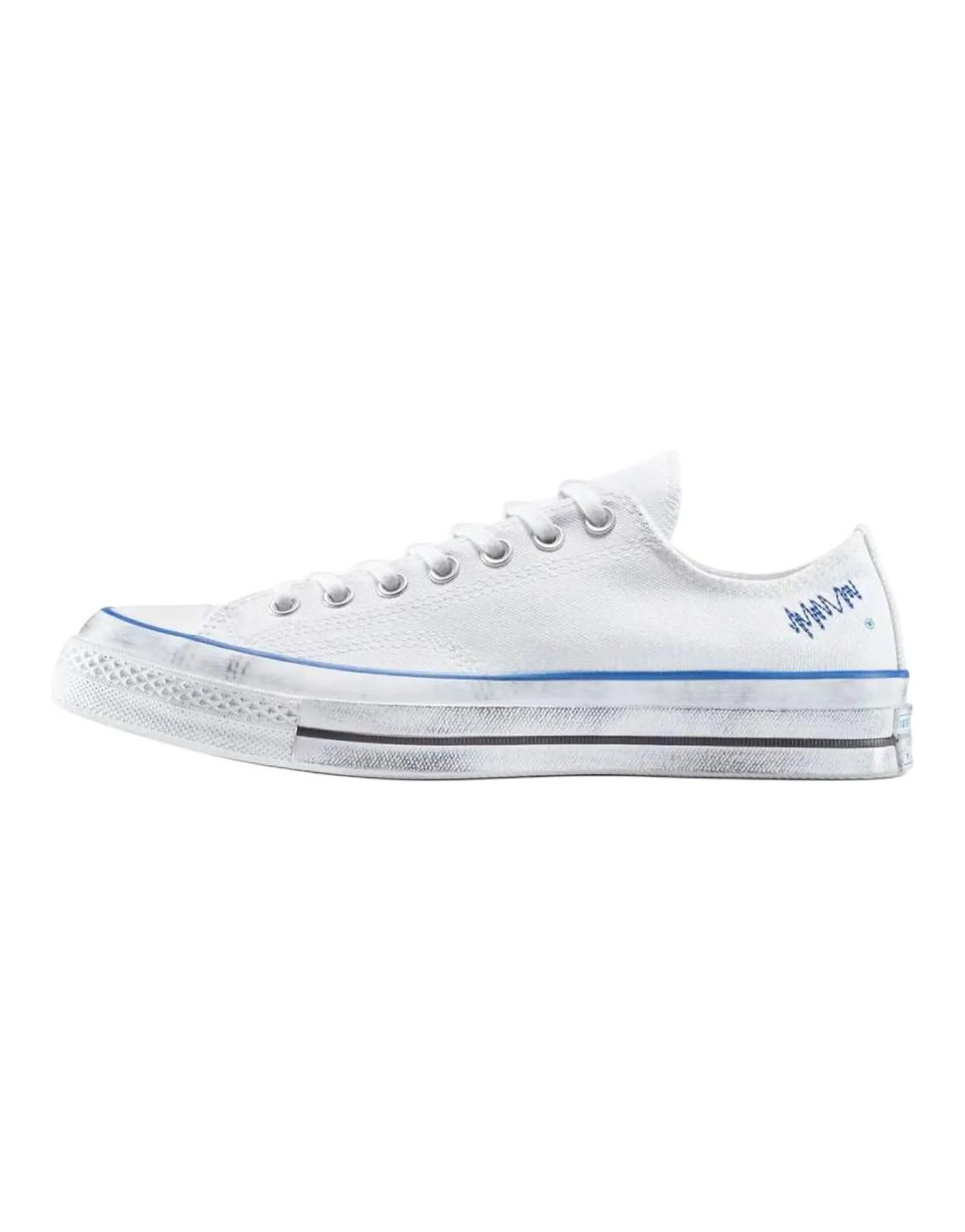 Converse Chuck 70 Ox Low Comfort Versatile Wear-Resistant Low-Top Canvas Shoes Unisex White