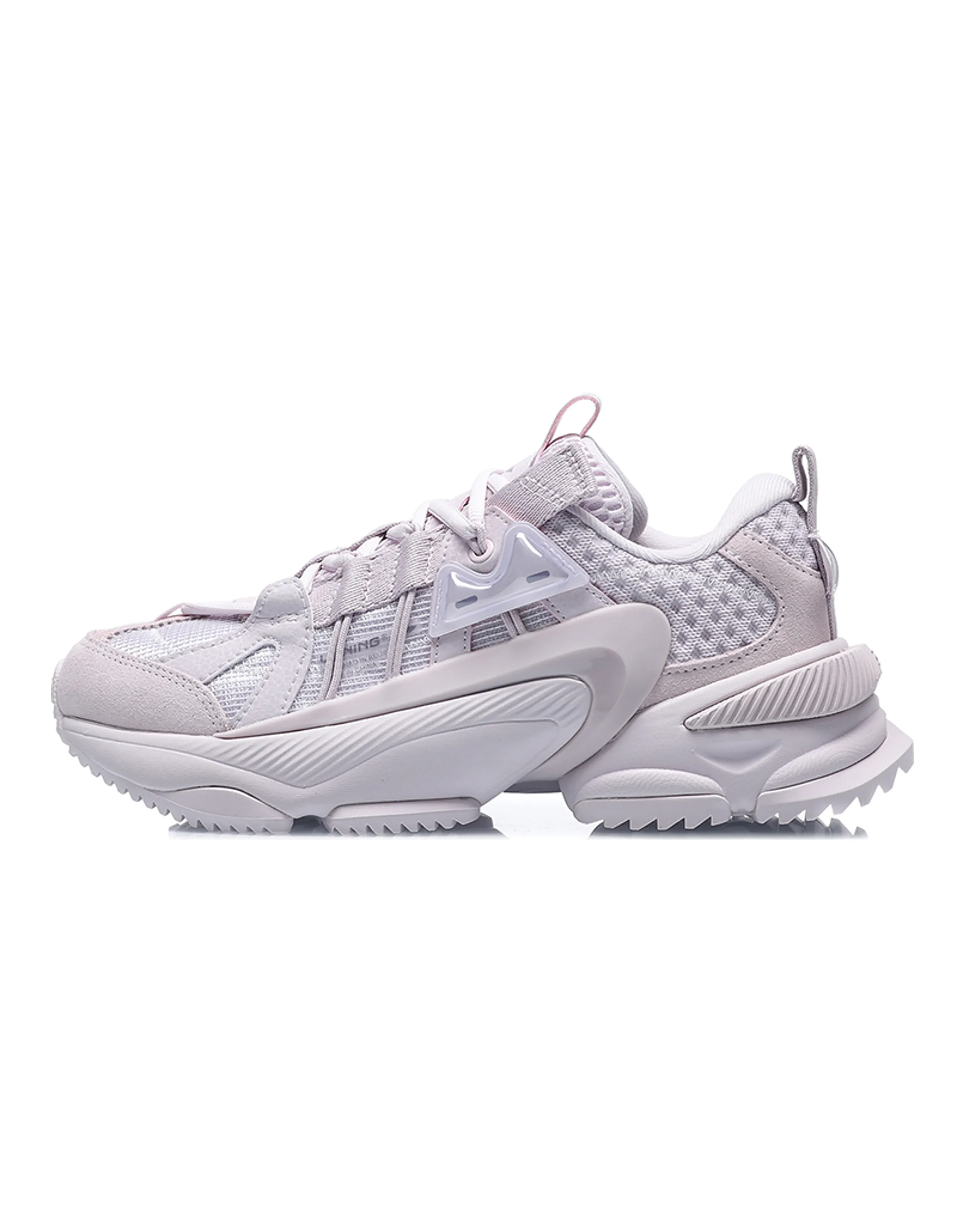 LINING Nebula M1 Casual Shoes Women's Low-Top Gray Purple