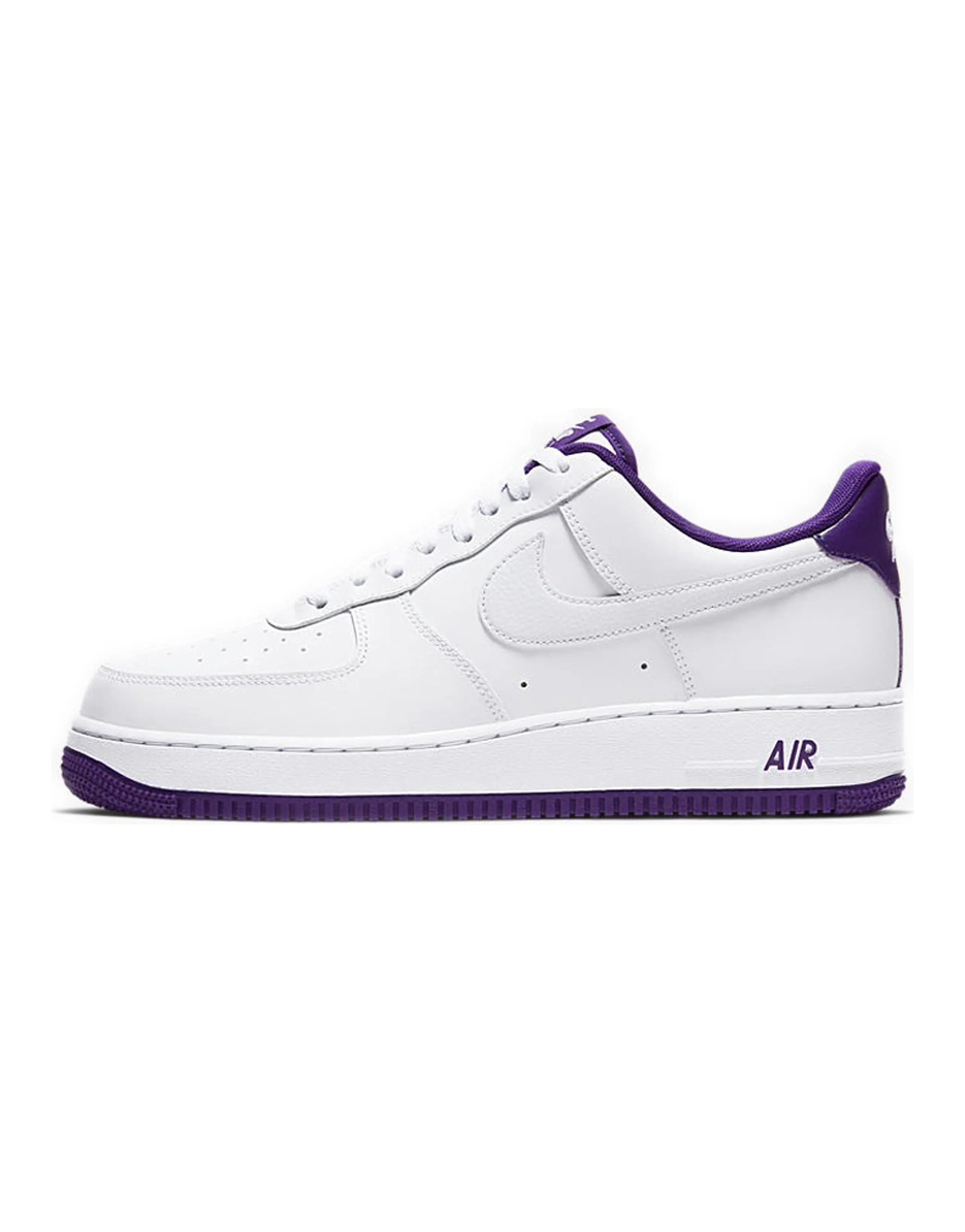 Nike Air Force 1 Low '07 White Voltage Purple Men's