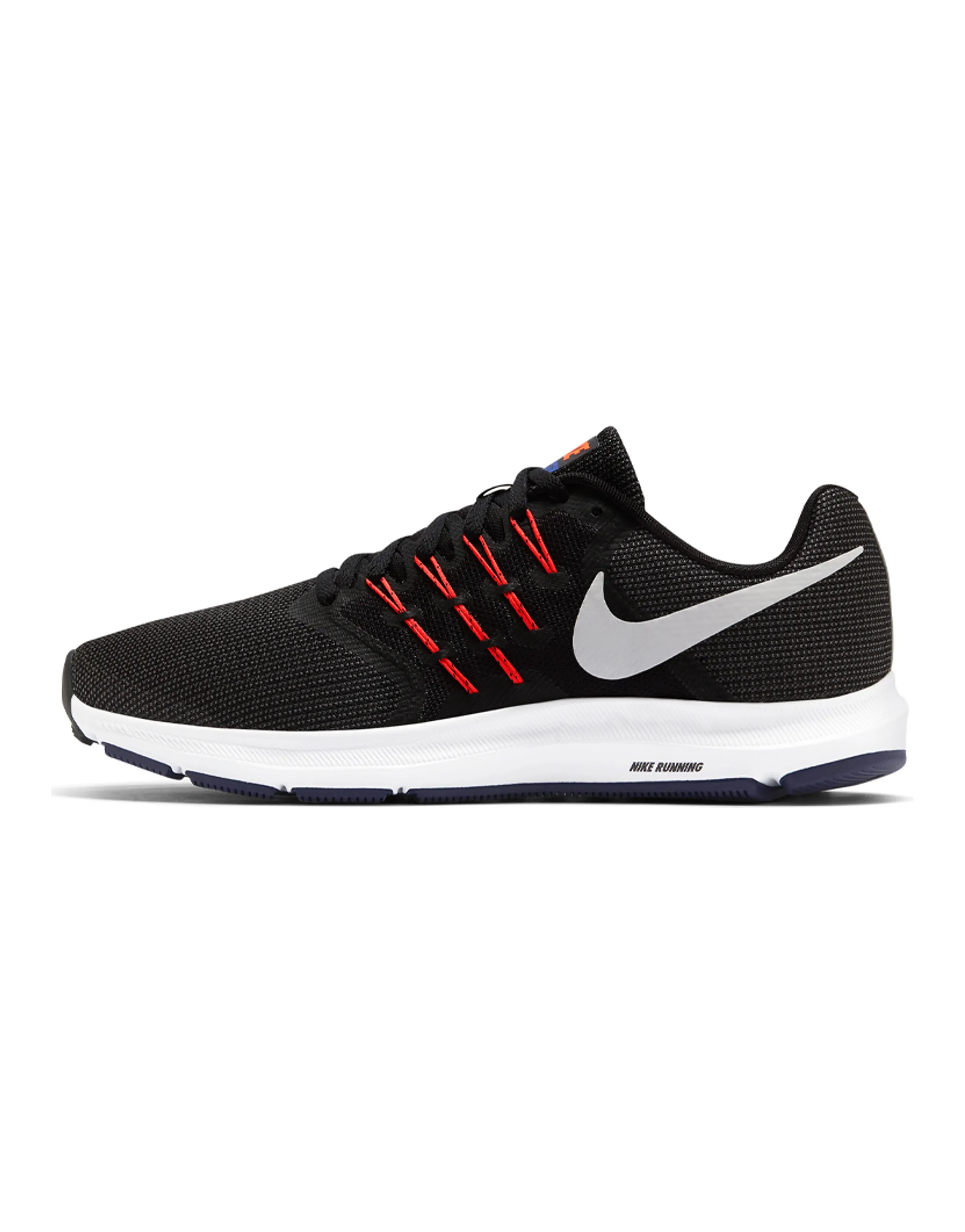 Nike Run Swift Shock Absorption Non Slip Low Tops Sports Black Red 'Black'