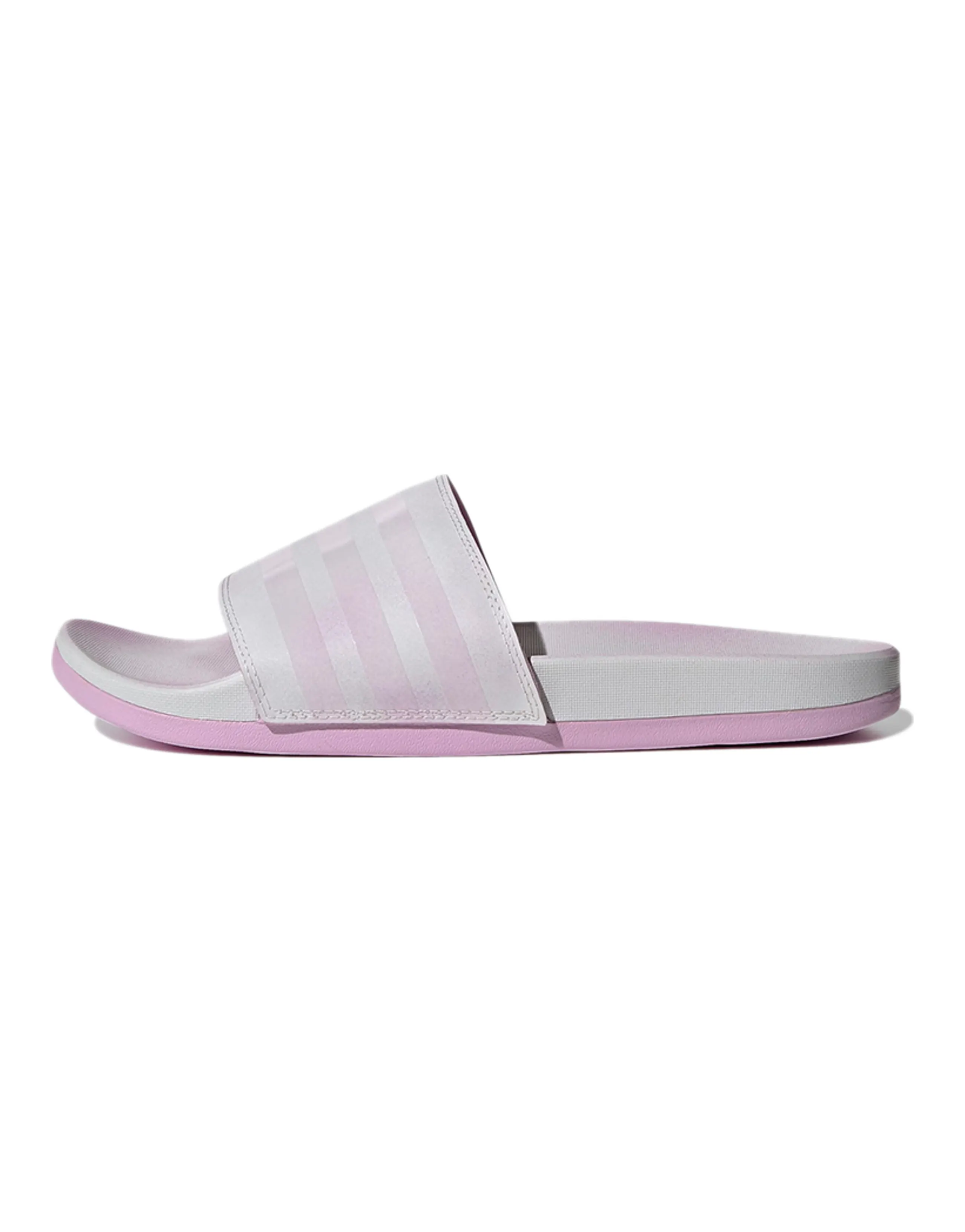Adidas Adilette Comfort Slides 'Grey Clear Lilac' Women's