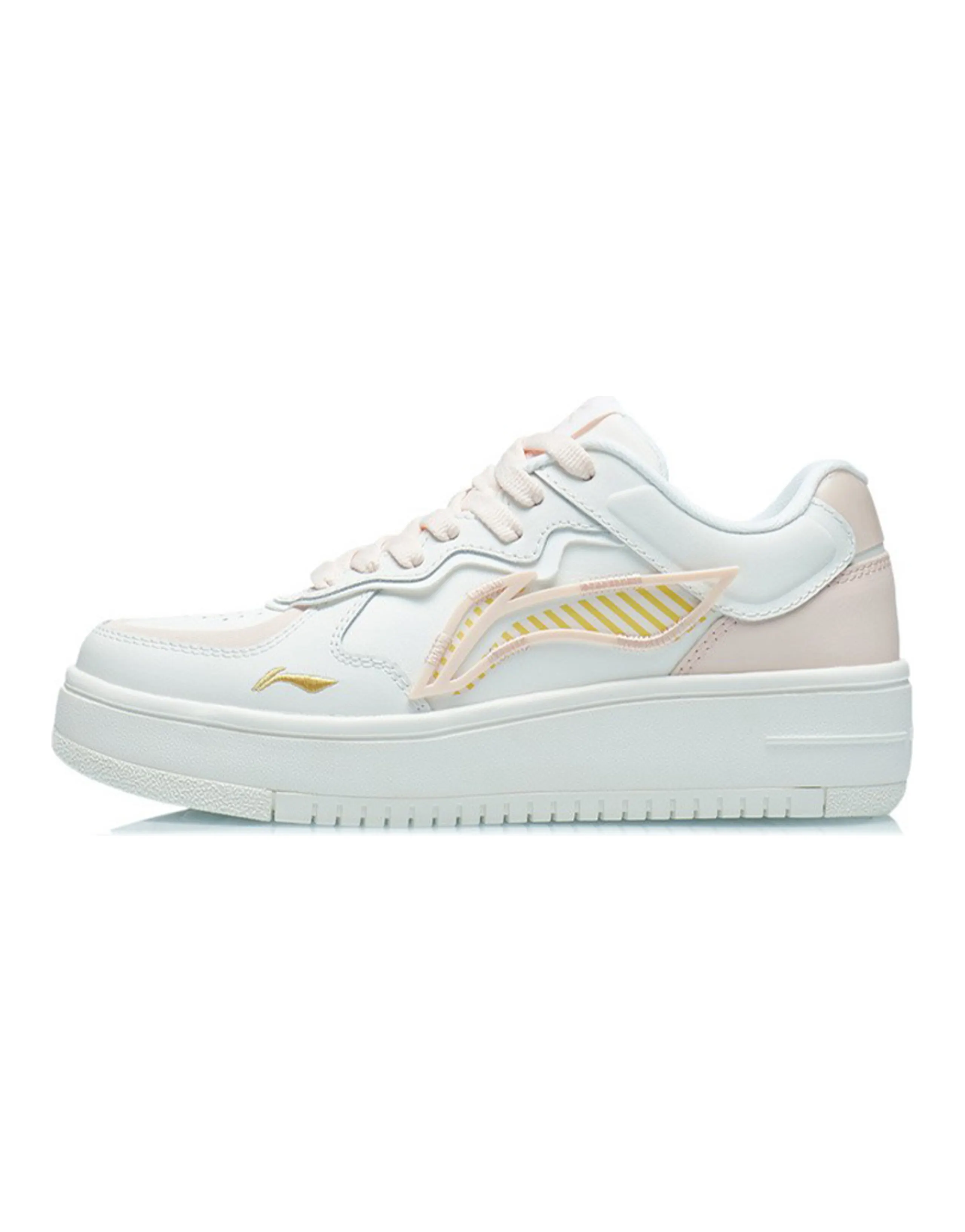 LiNing Rise The Phoenix Wear-Resistant Low-Top Skateboard Shoes Women's Soft Pink