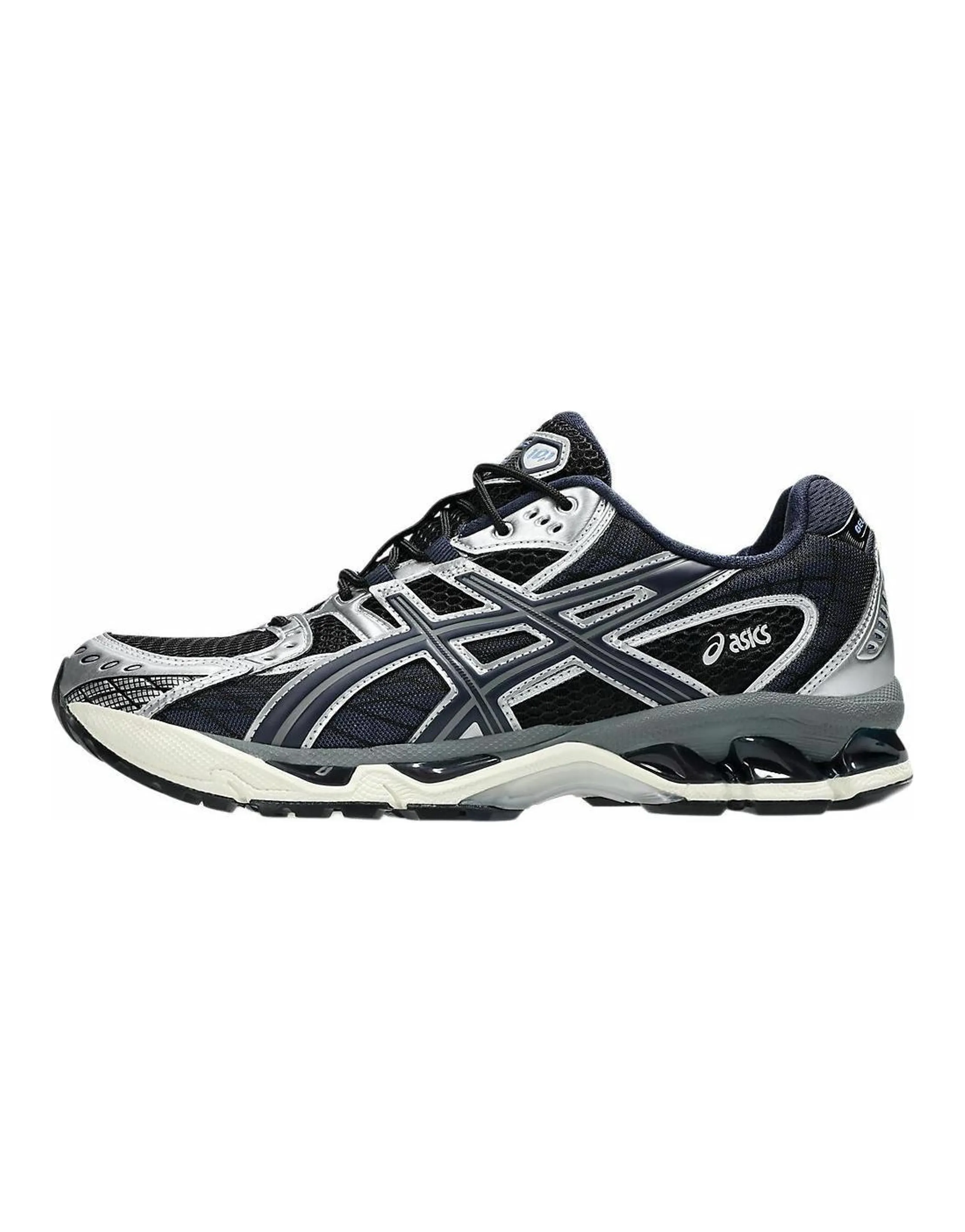 Asics GEL-Nimbus 10.1 Cushioned Slip-Resistant Abrasion-Resistant Low-Top Running Shoes Unisex Silver Black