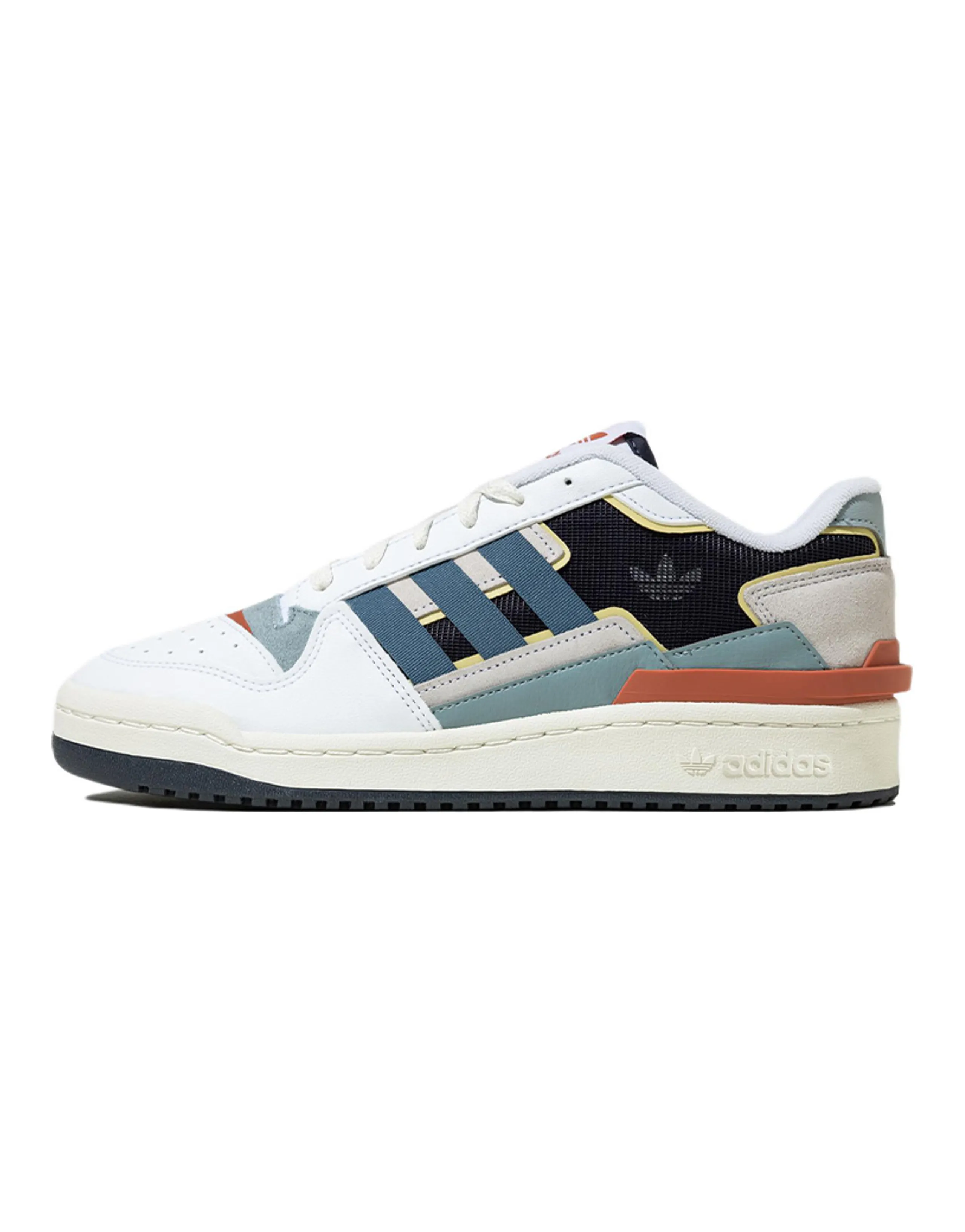 Forum Adidas Originals Exhibit Low 2.0 'White Almost Blue Magic Grey'