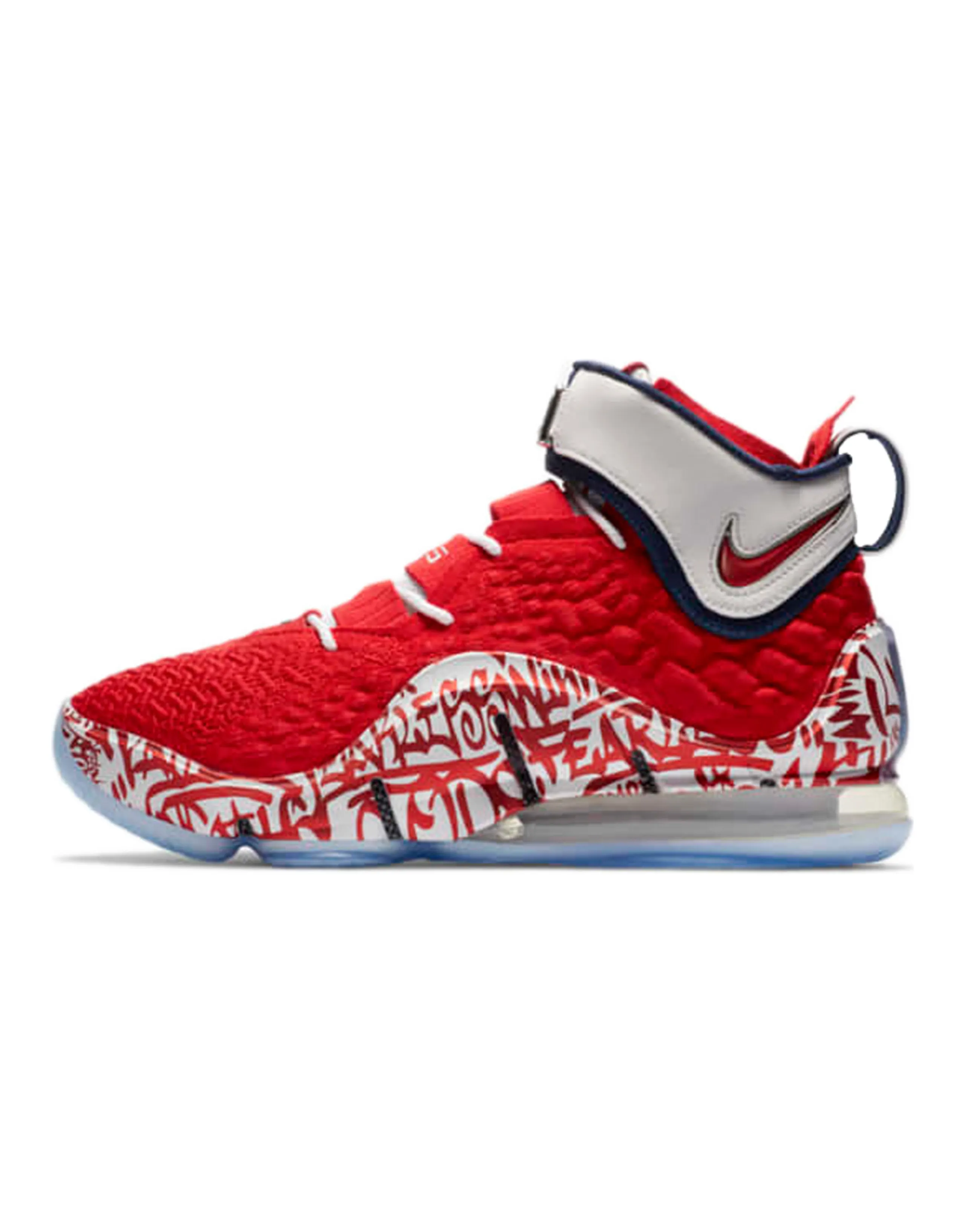 Nike LeBron 17 EP LeBron 4 Red Graffiti