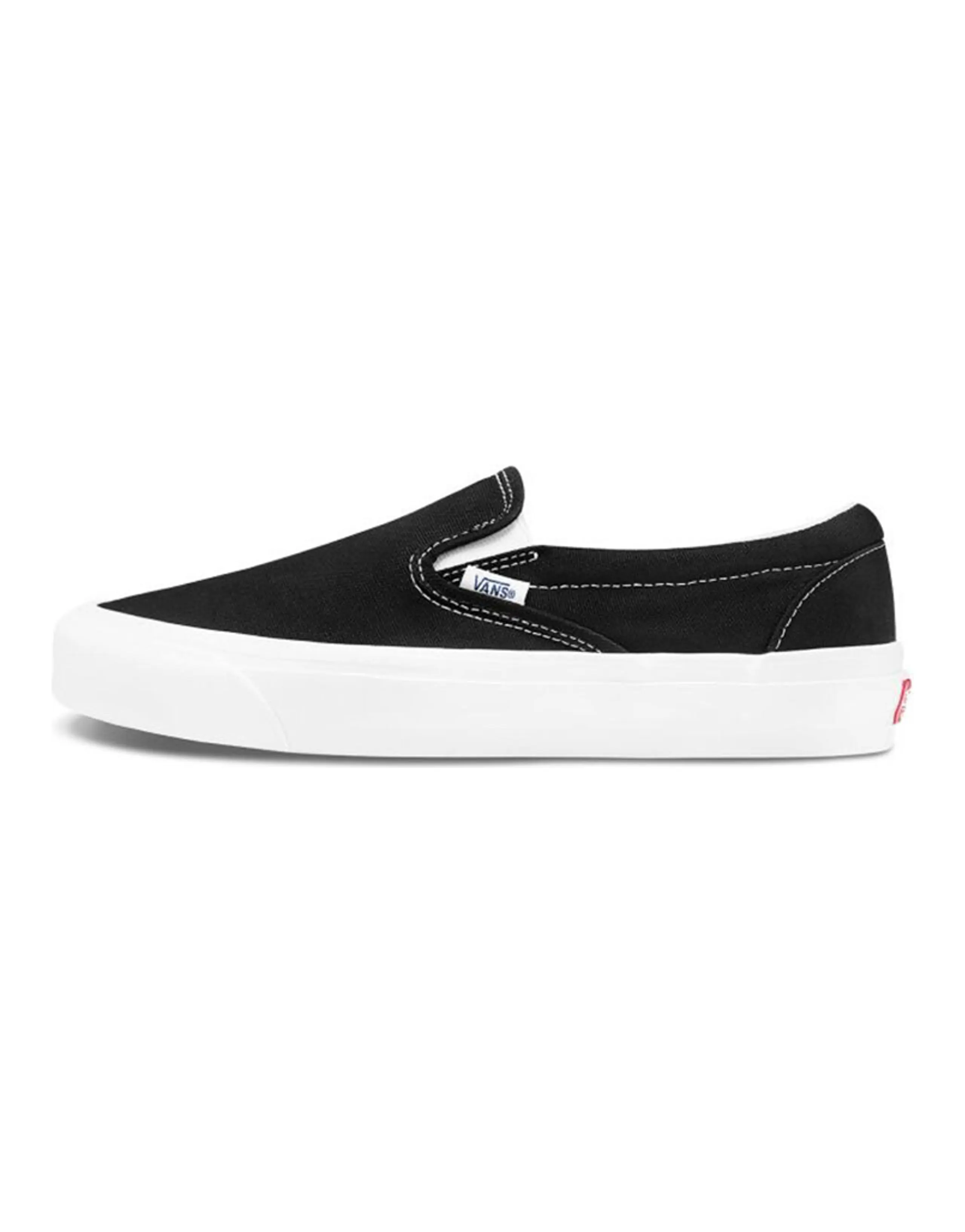 Vans Vault Og Classic Slip On Lx Canvas Black White