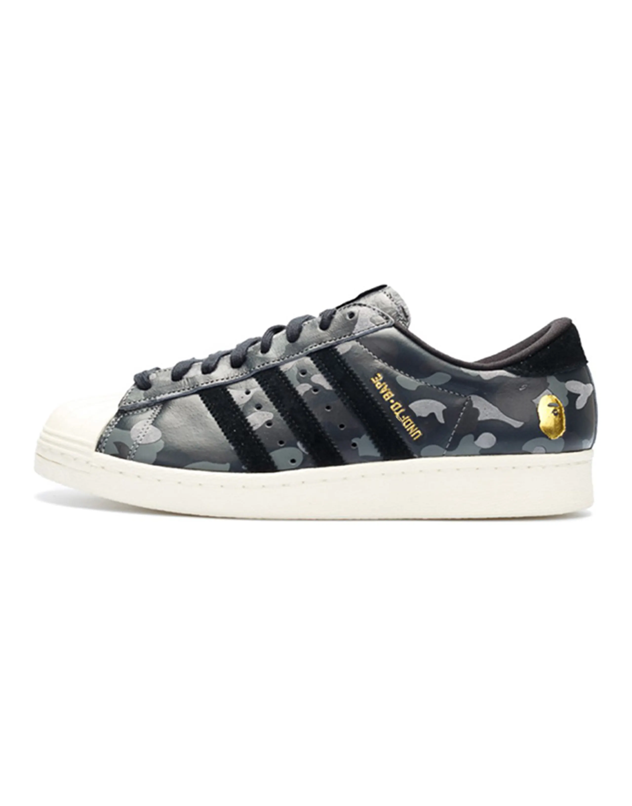 Adidas Originals Superstar 80s Undefeated Bape Black Camo
