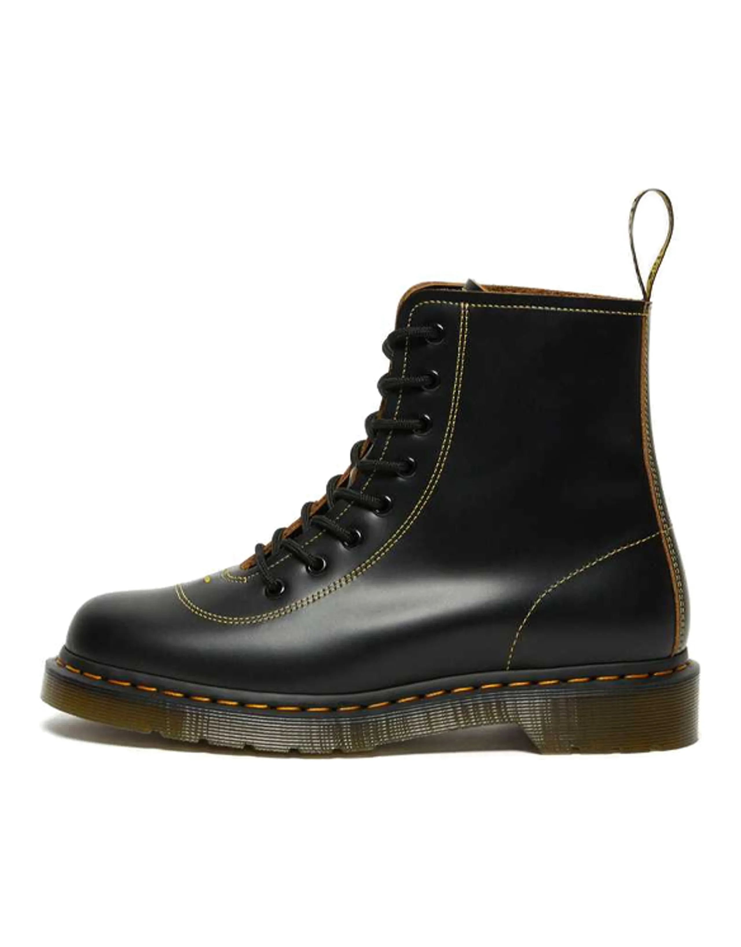 Dr.Martens Pharamond Vintage Smooth Leather Ankle Boots 'Black'