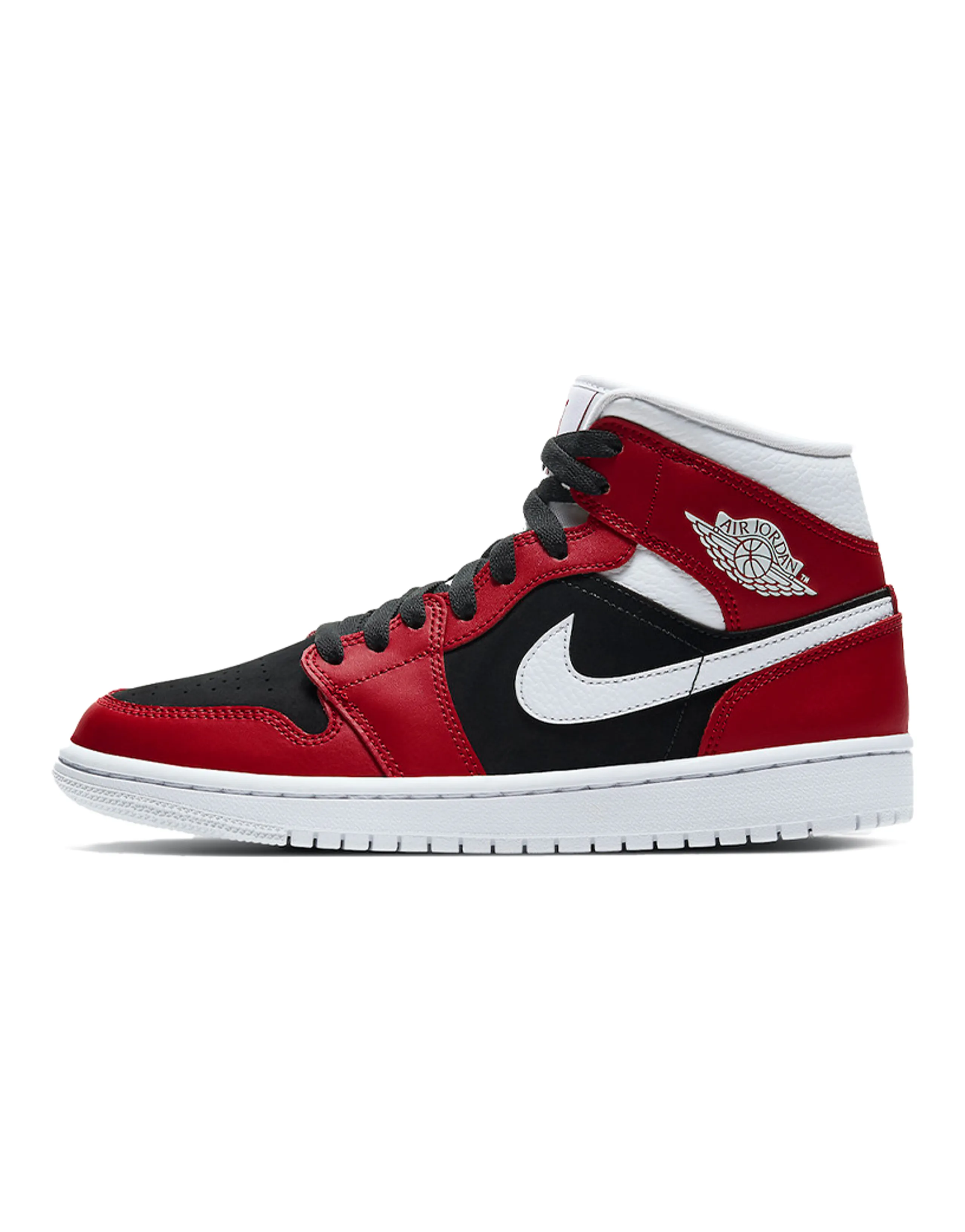 JORDAN 1 Mid Gym Red Black Women's