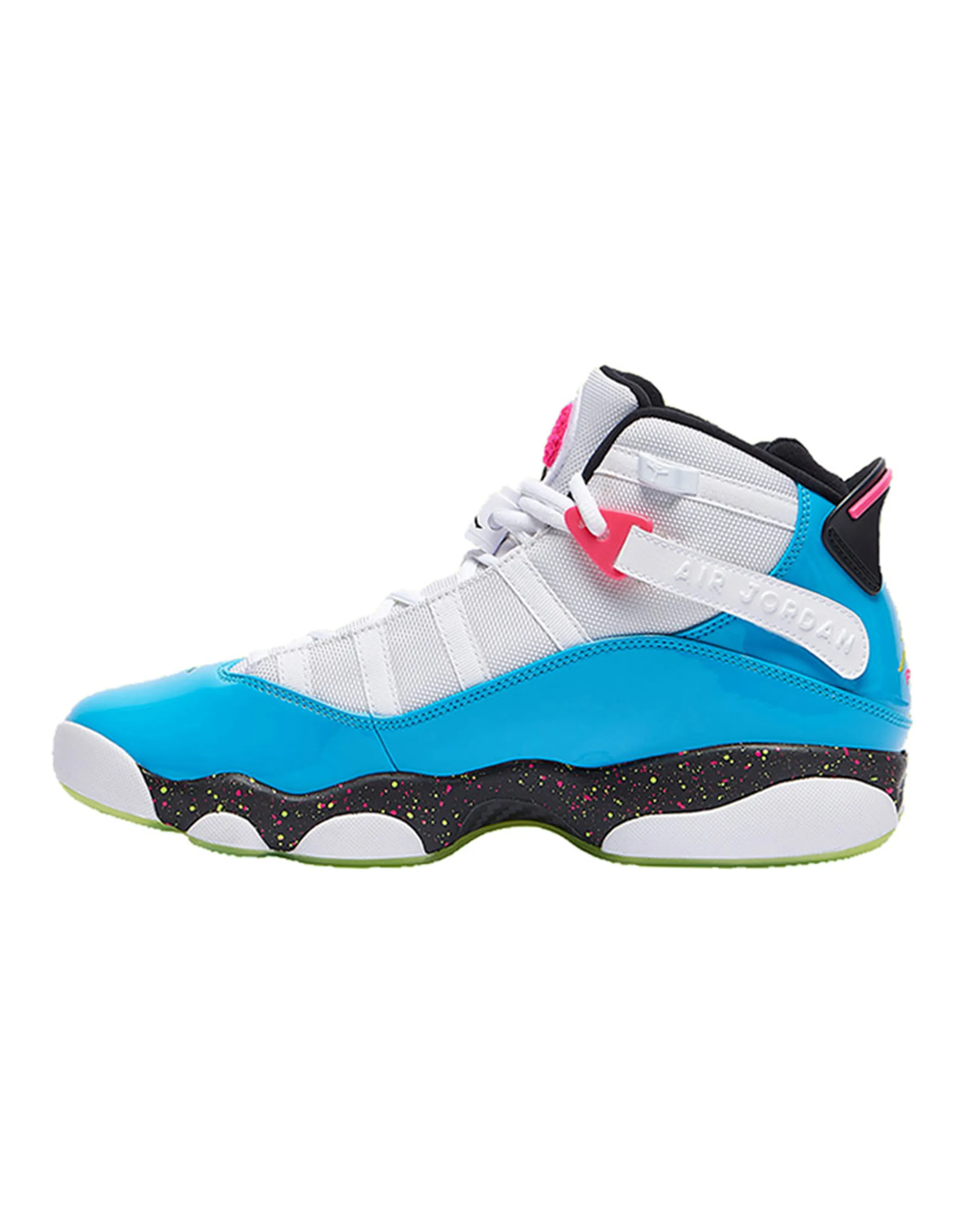 JORDAN 6 Rings White Light Blue Fury Cyber