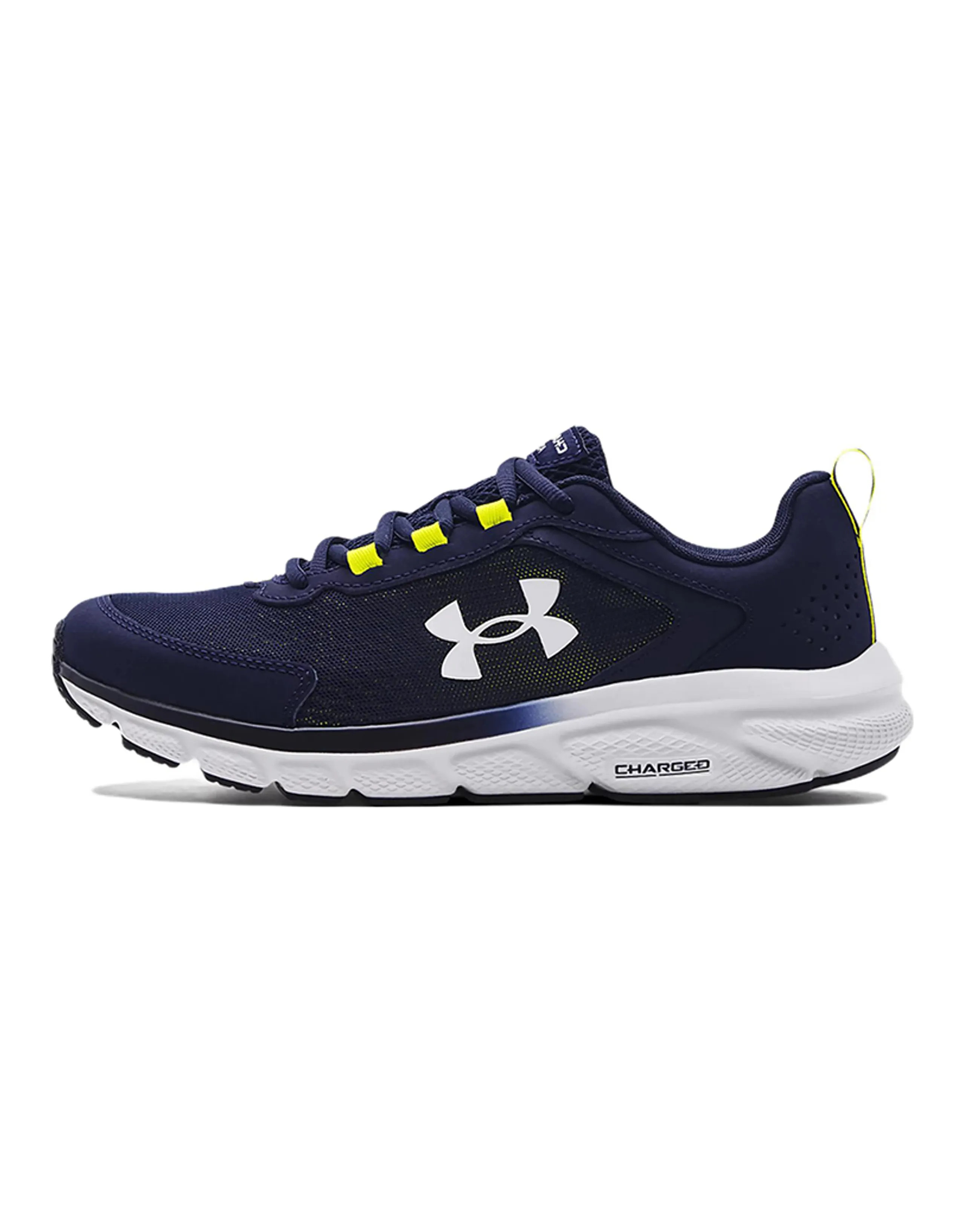 Under Armour Charged Assert 9 'Midnight Navy Yellow Ray'