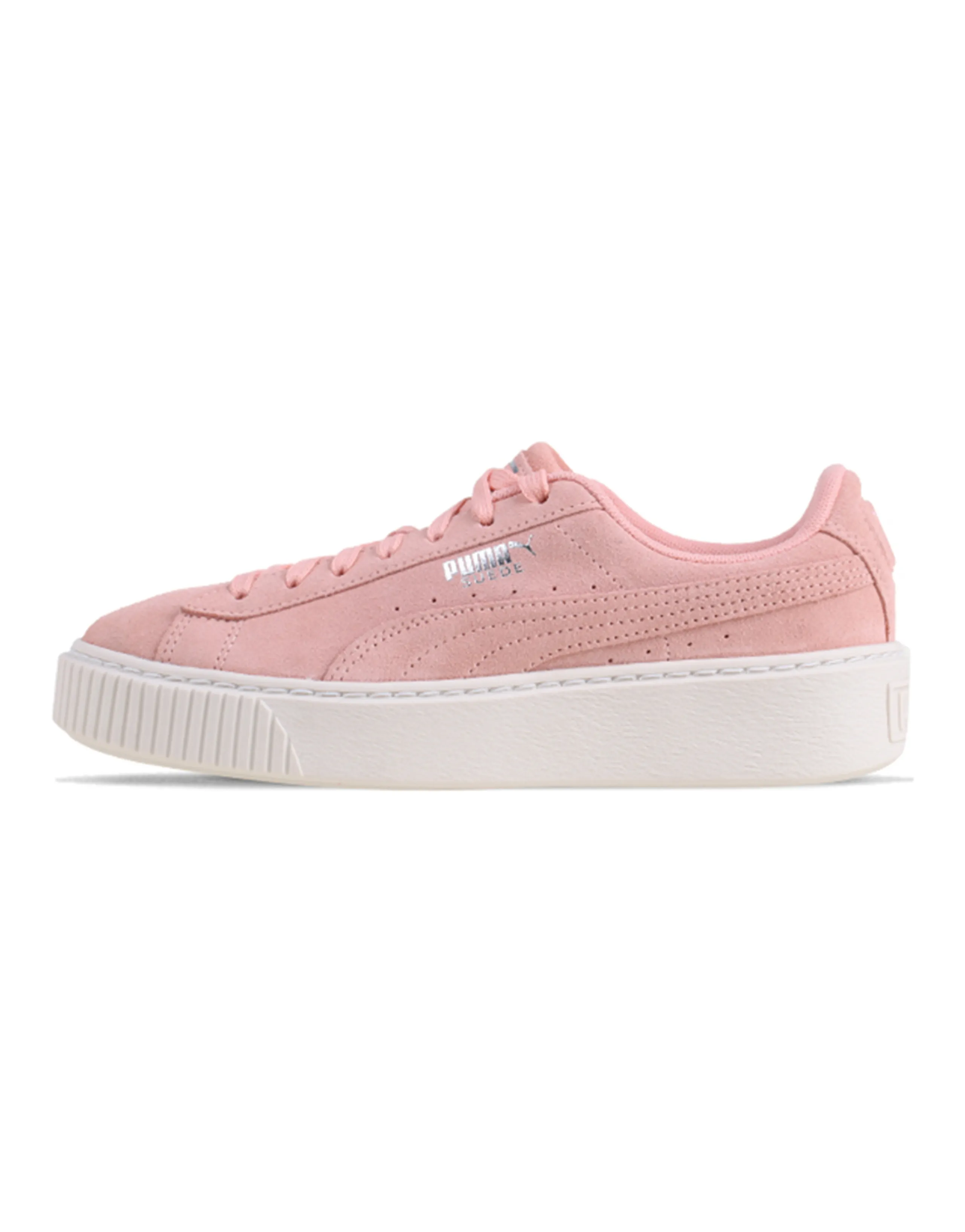 PUMA Suede Platform Super Jewel Big Kid Pink