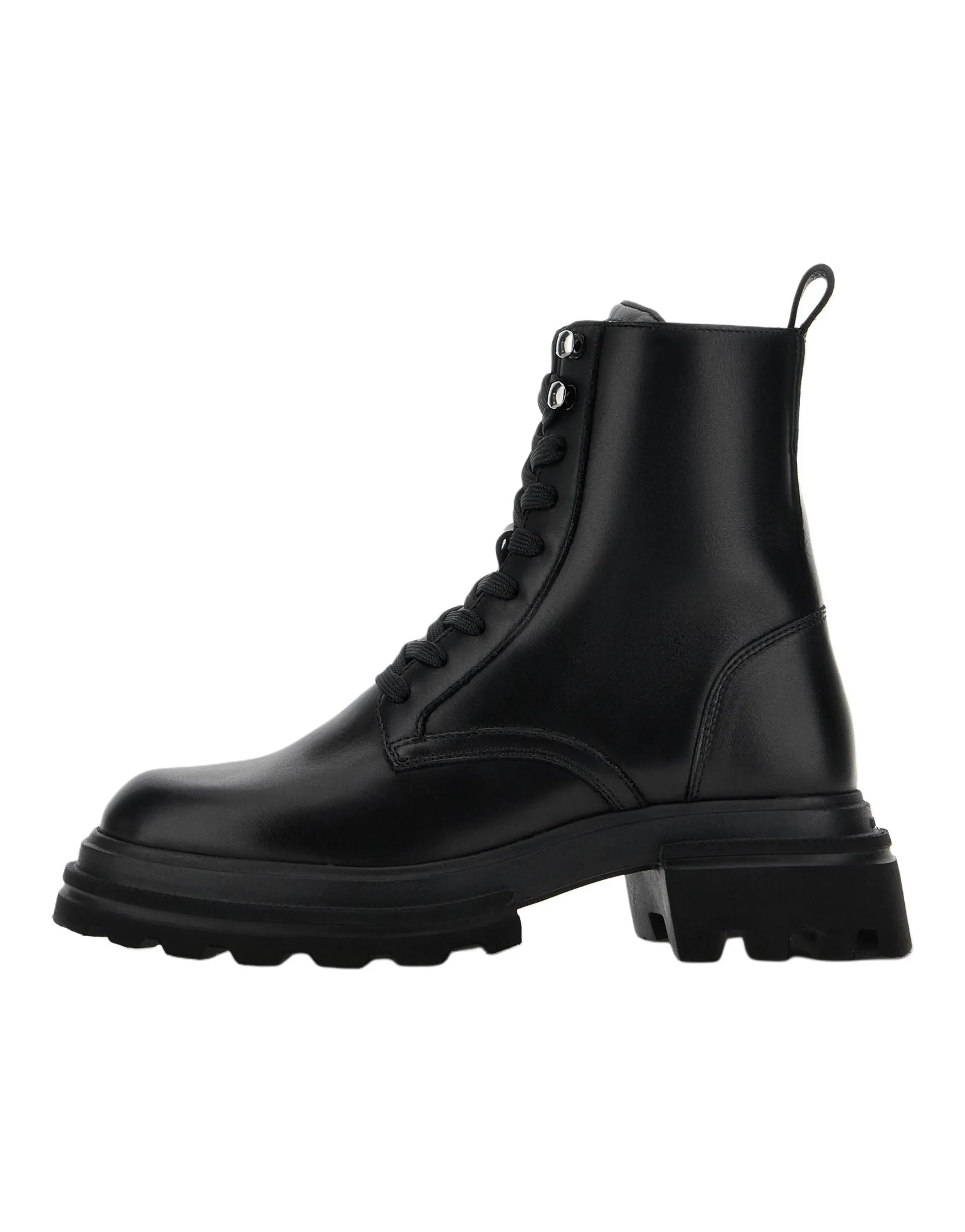 HOGAN Chunky Sole Lace Up Ankle Boots Women's