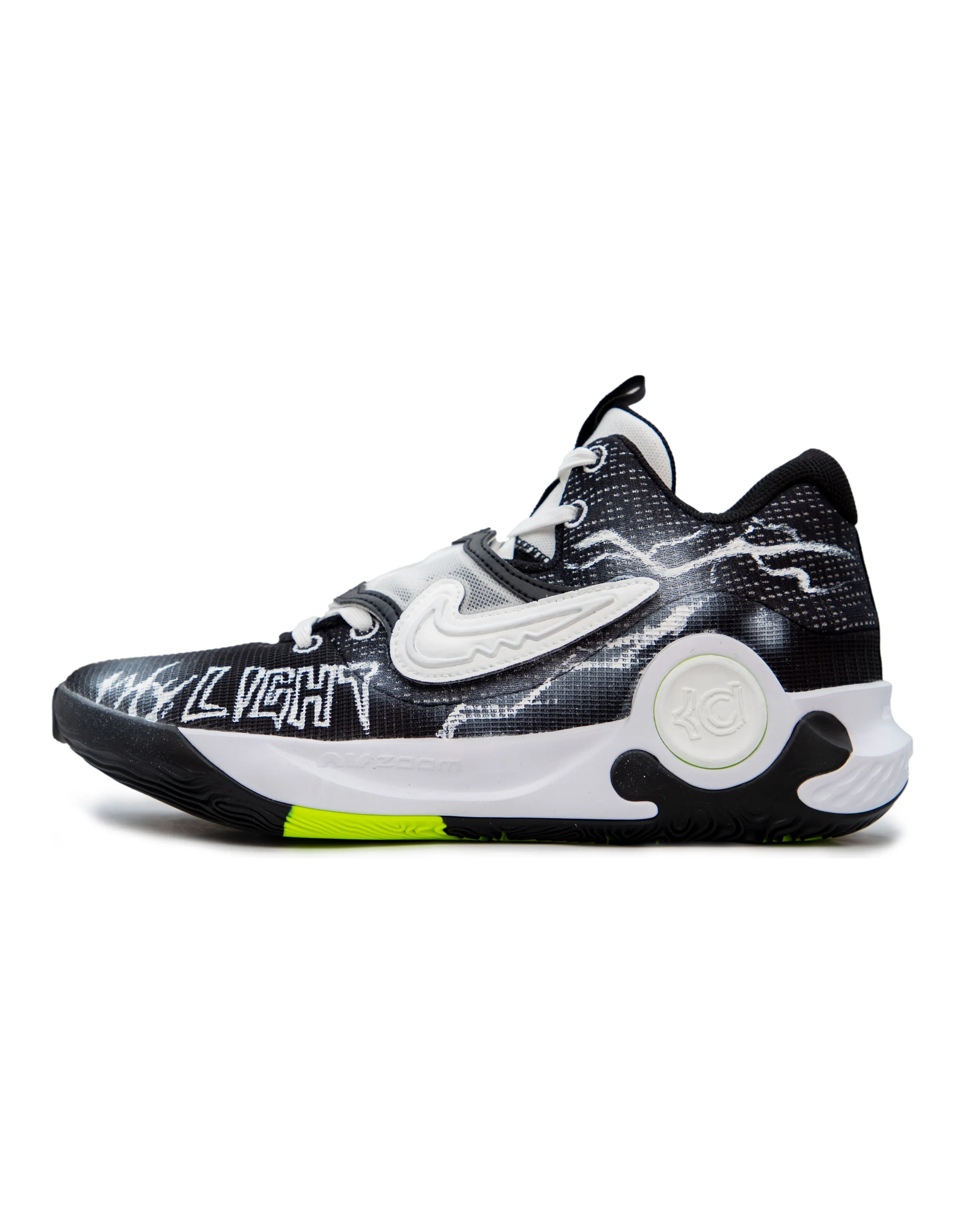 Nike KD Trey 5 X Snowfield Lightning Lightweight Mid-Top Basketball Shoes Men's Black White